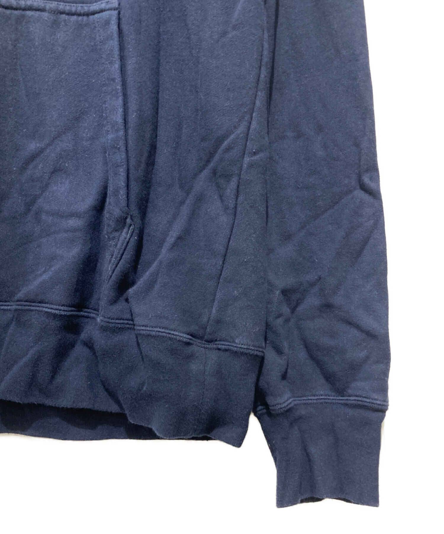 中古・古着通販】stussy (ステューシー) ロゴ刺繍パーカー ネイビー