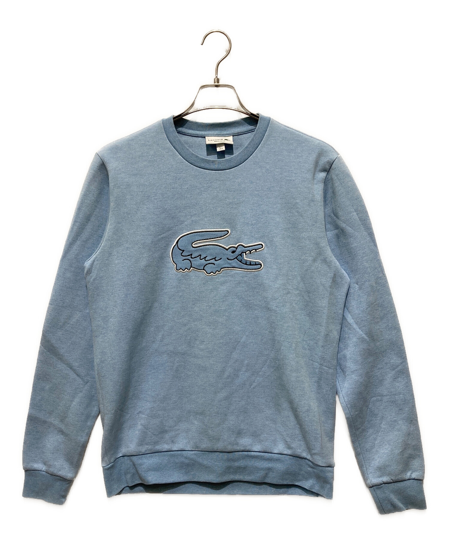 中古・古着通販】LACOSTE (ラコステ) ロゴワッペンスウェット ブルー