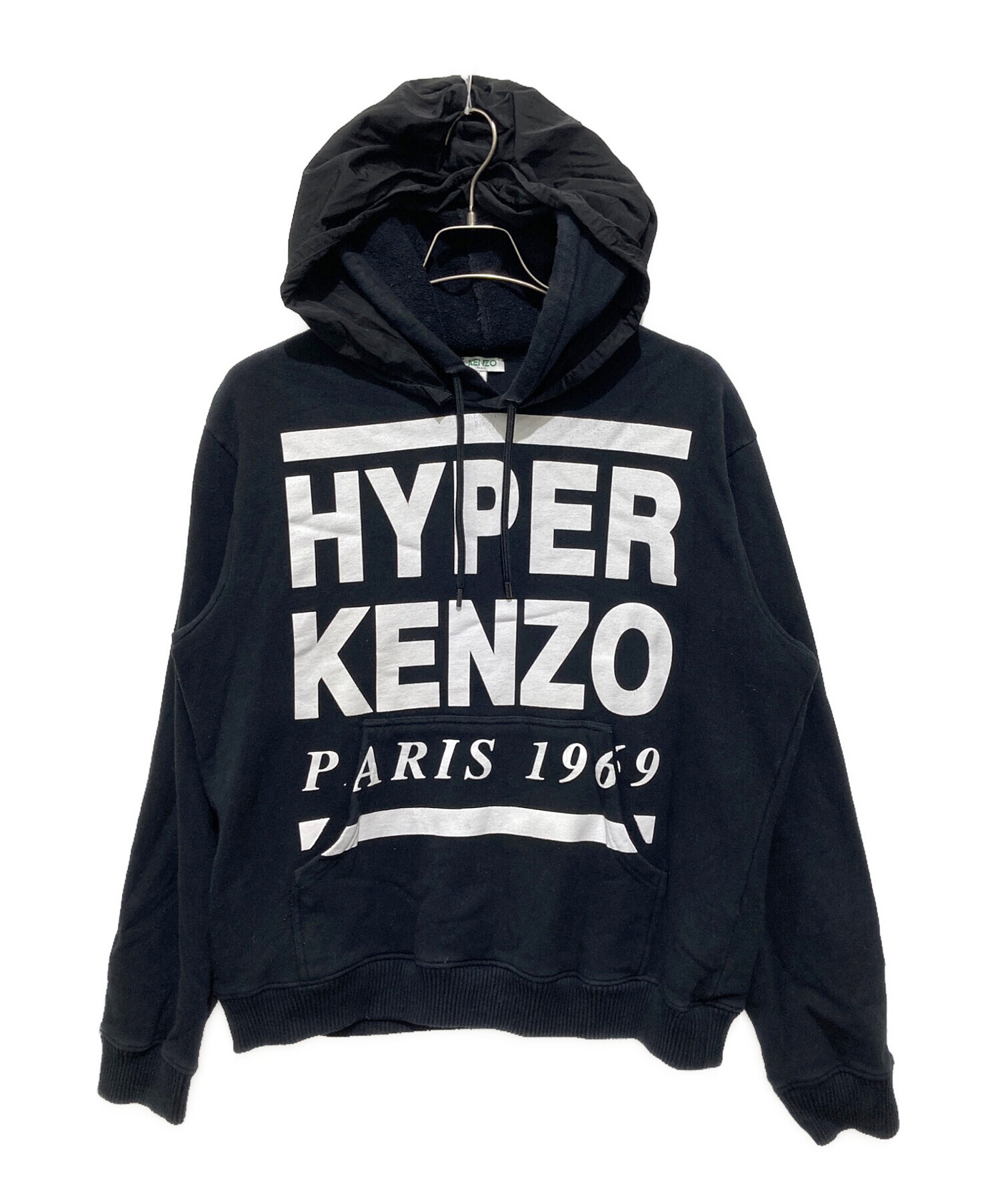中古・古着通販】KENZO (ケンゾー) ハイパーロゴパーカー ブラック