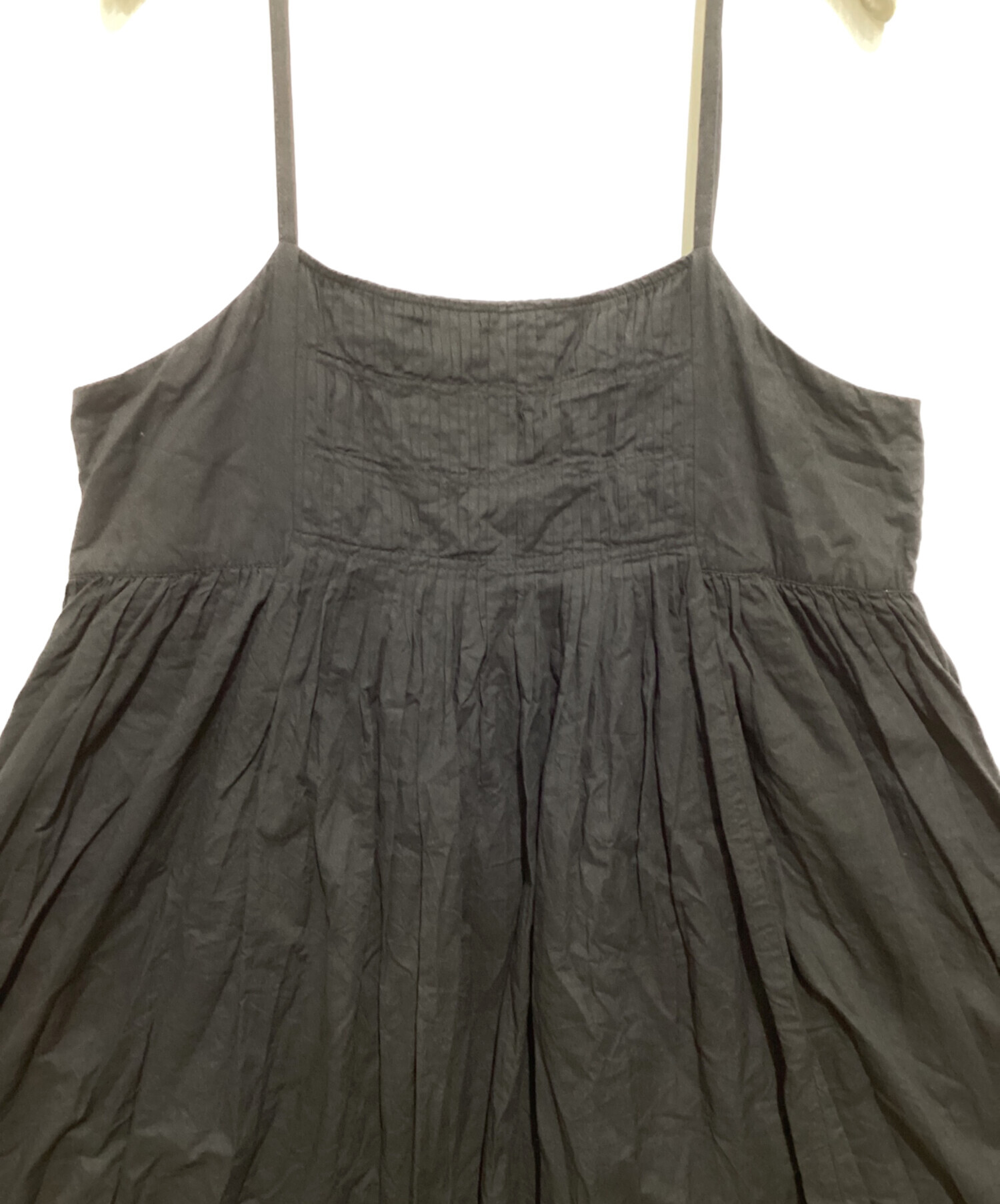 中古・古着通販】KAGURE (カグレ) ピンタックキャミワンピース
