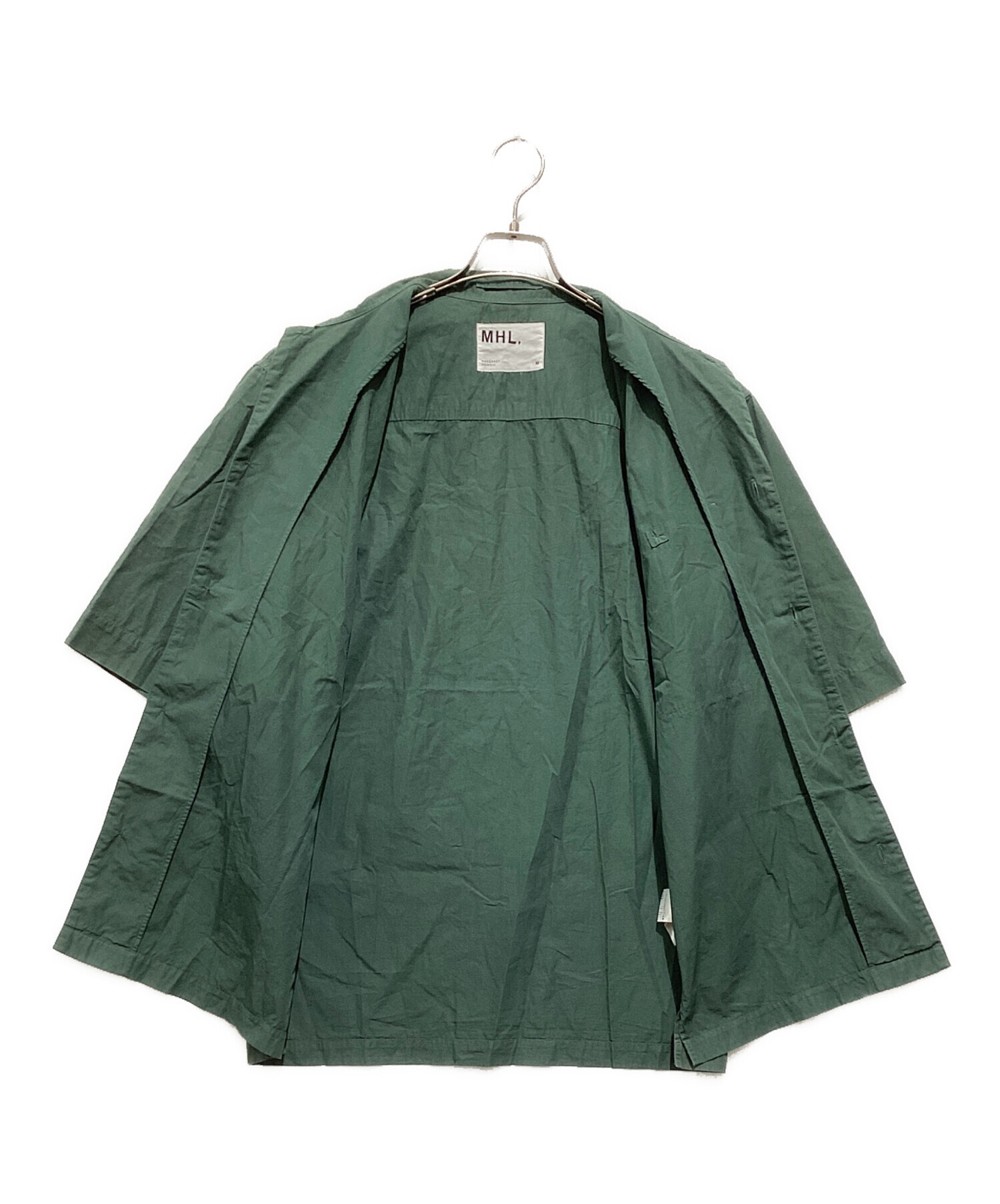 中古・古着通販】MHL (エムエイチエル) 半袖シャツ ブラウン サイズ:M