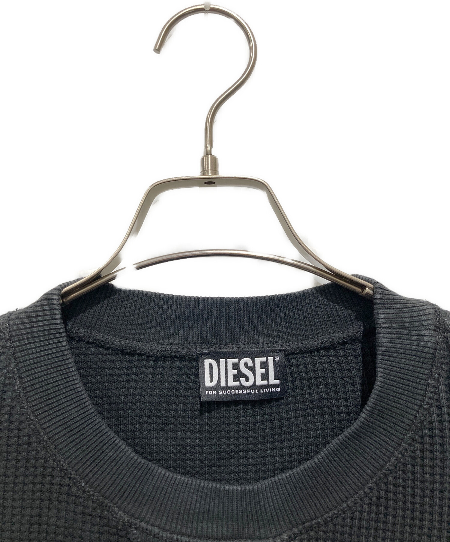 DIESEL ディーゼル Tシャツ・カットソー S 黒 【古着】【中古】【送料無料】 DIESEL - DIESEL ディーゼル Tシャツ・カットソー S 黒 【古着】【中古