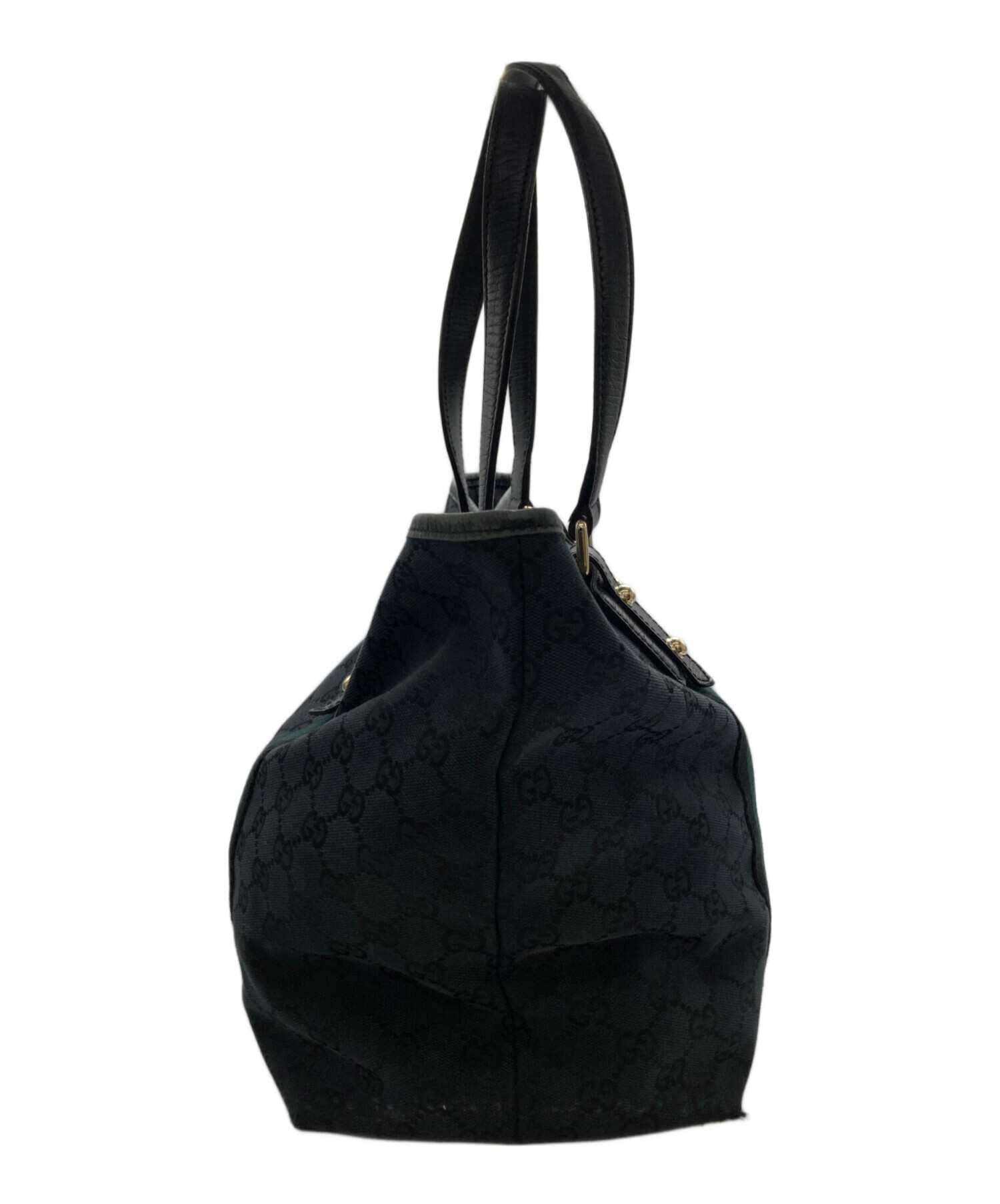 中古・古着通販】GUCCI (グッチ) トートバッグ ブラック サイズ
