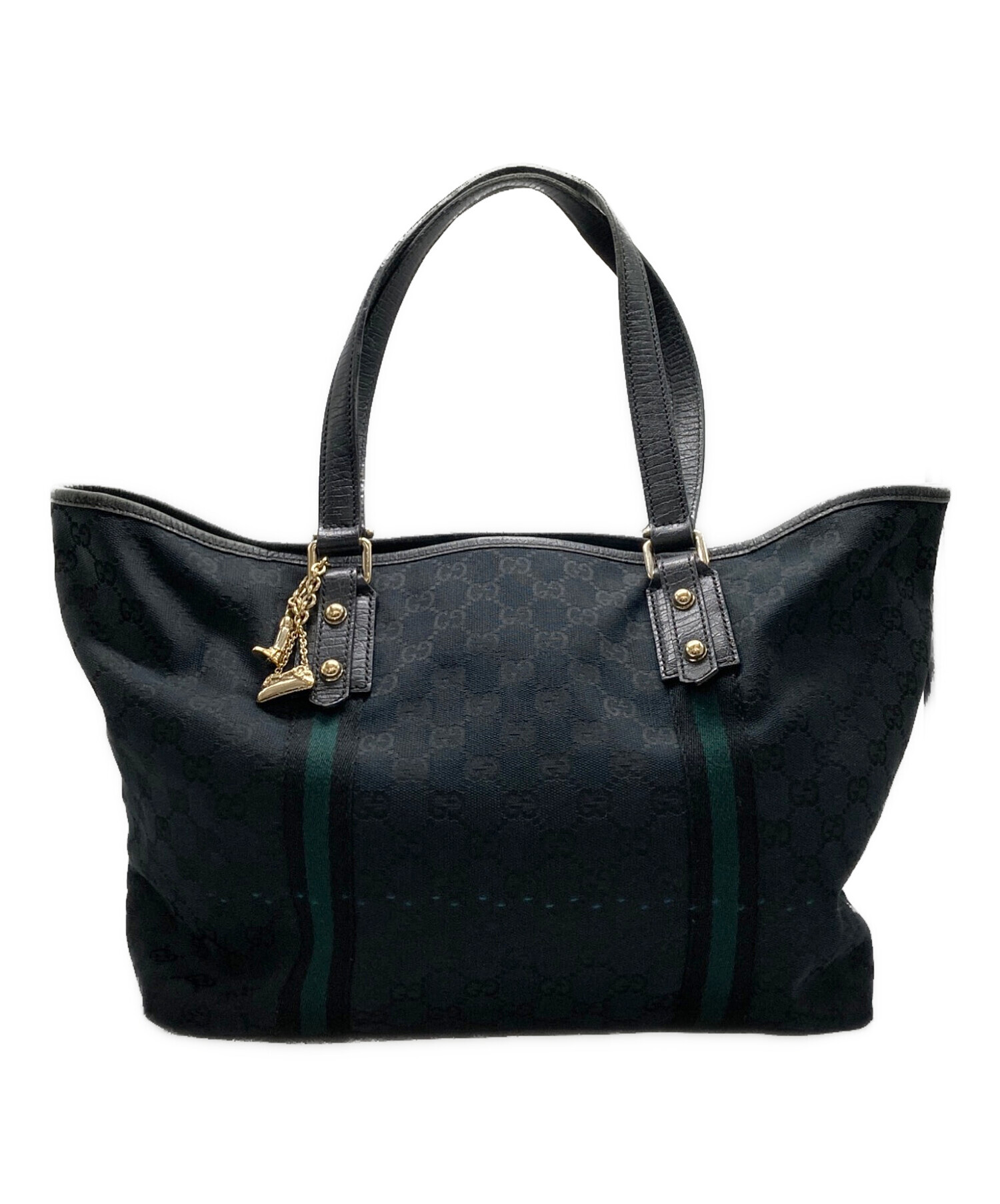 GUCCIバック 中古・古着通販】GUCCI (グッチ) トートバッグ ブラック サイズ
