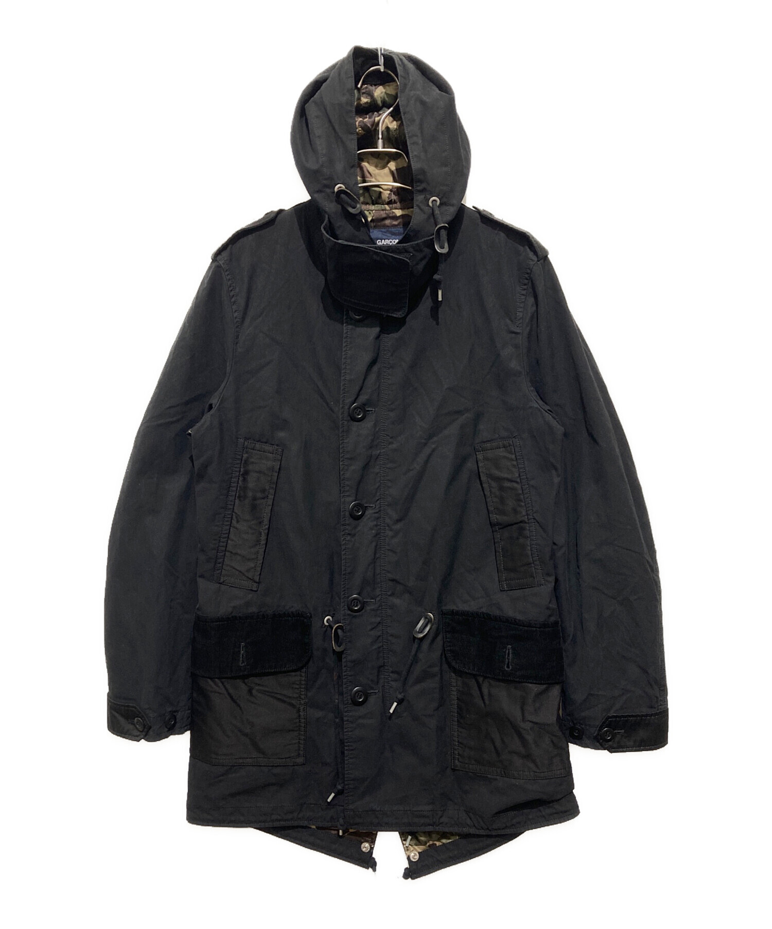 ✨美品✨コムデギャルソン　モッズコート　ダークネイビー　タータンチェック モッズコート COMME des GARCONS HOMME モッズコート