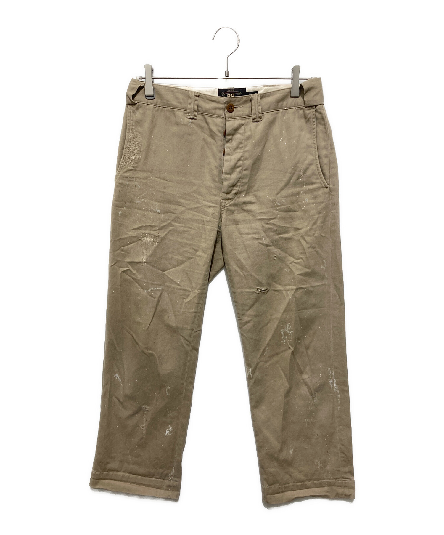 中古・古着通販】RRL (ダブルアールエル) ダメージ加工チノパンツ