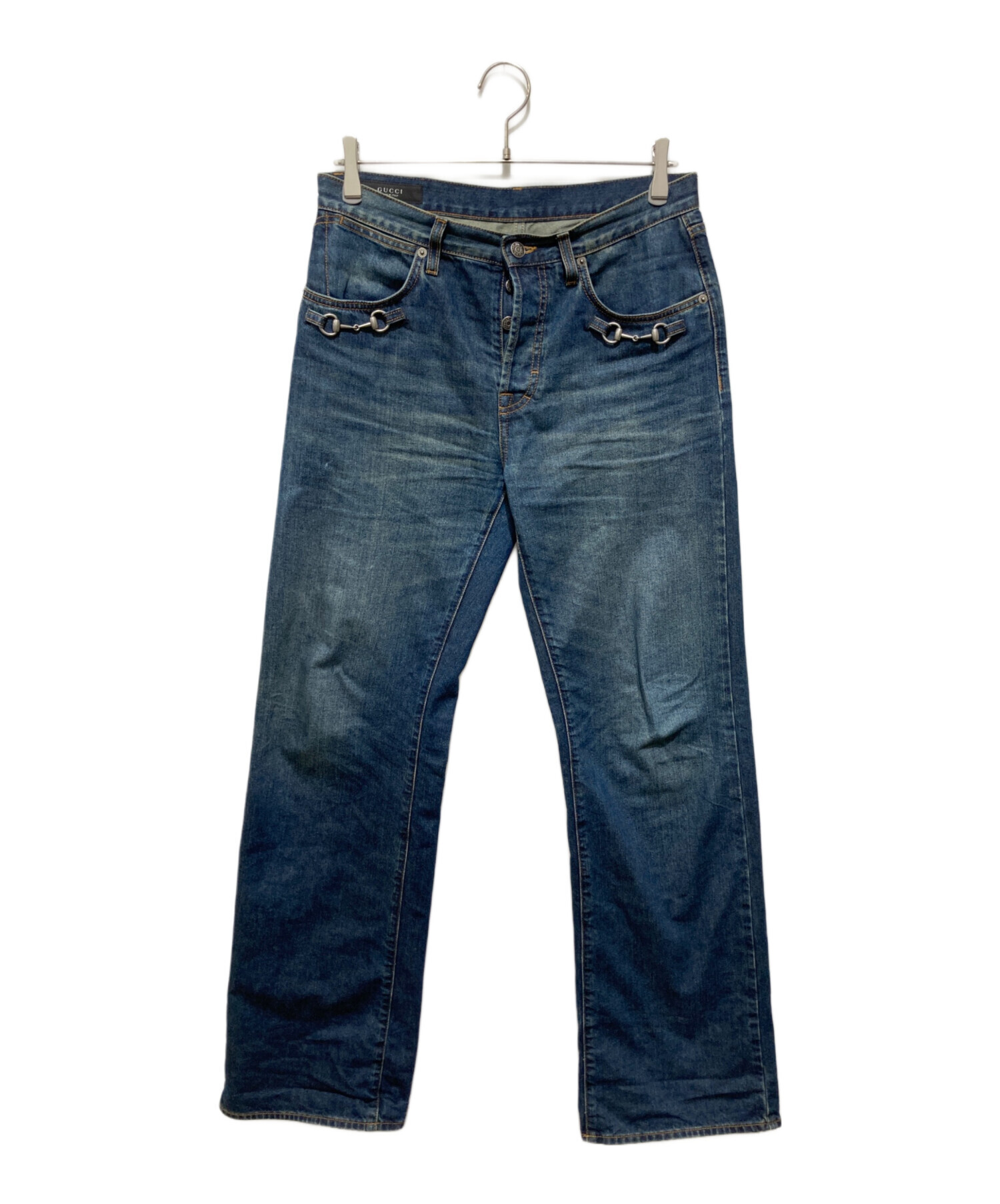 新品未使用 デムナGUCCI ホースビットデニム 31 中古・古着通販】GUCCI (グッチ) ホースビットコットンデニムパンツ