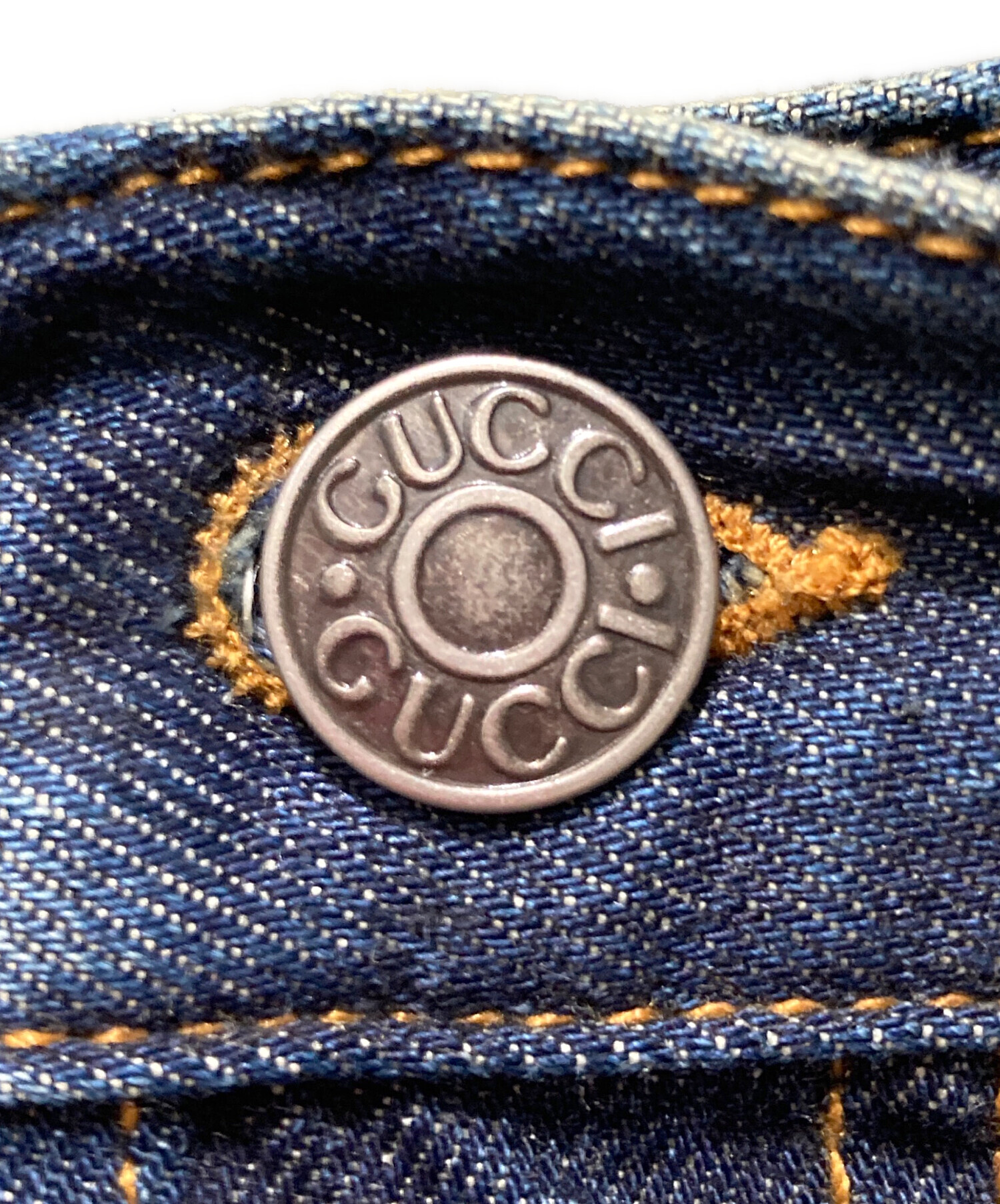 中古・古着通販】GUCCI (グッチ) ホースビットコットンデニムパンツ