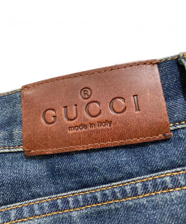 中古・古着通販】GUCCI (グッチ) ホースビットコットンデニムパンツ