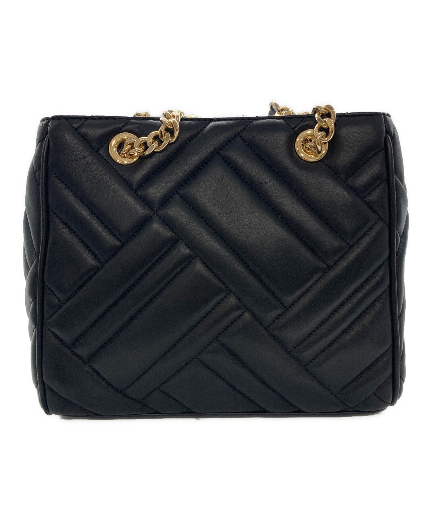 日産 販売 MICHAEL KORS 黒ブラック キルティング チェーン ショルダー 