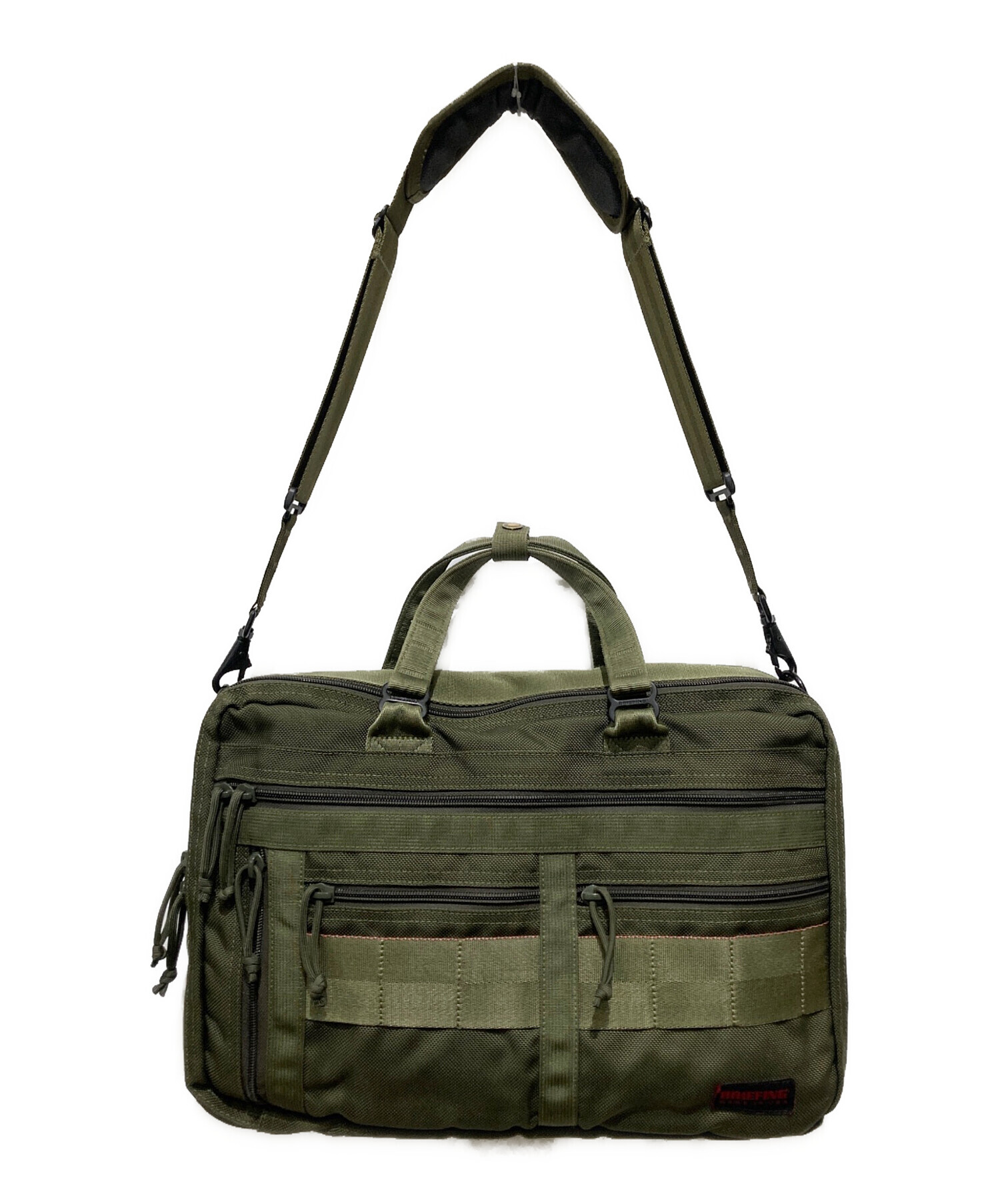 BRIEFING A4 LINER 希少 モスグリーン 廃番　ブリーフィング 中古・古着通販】BRIEFING (ブリーフィング) A4 3WAY LINER グリーン