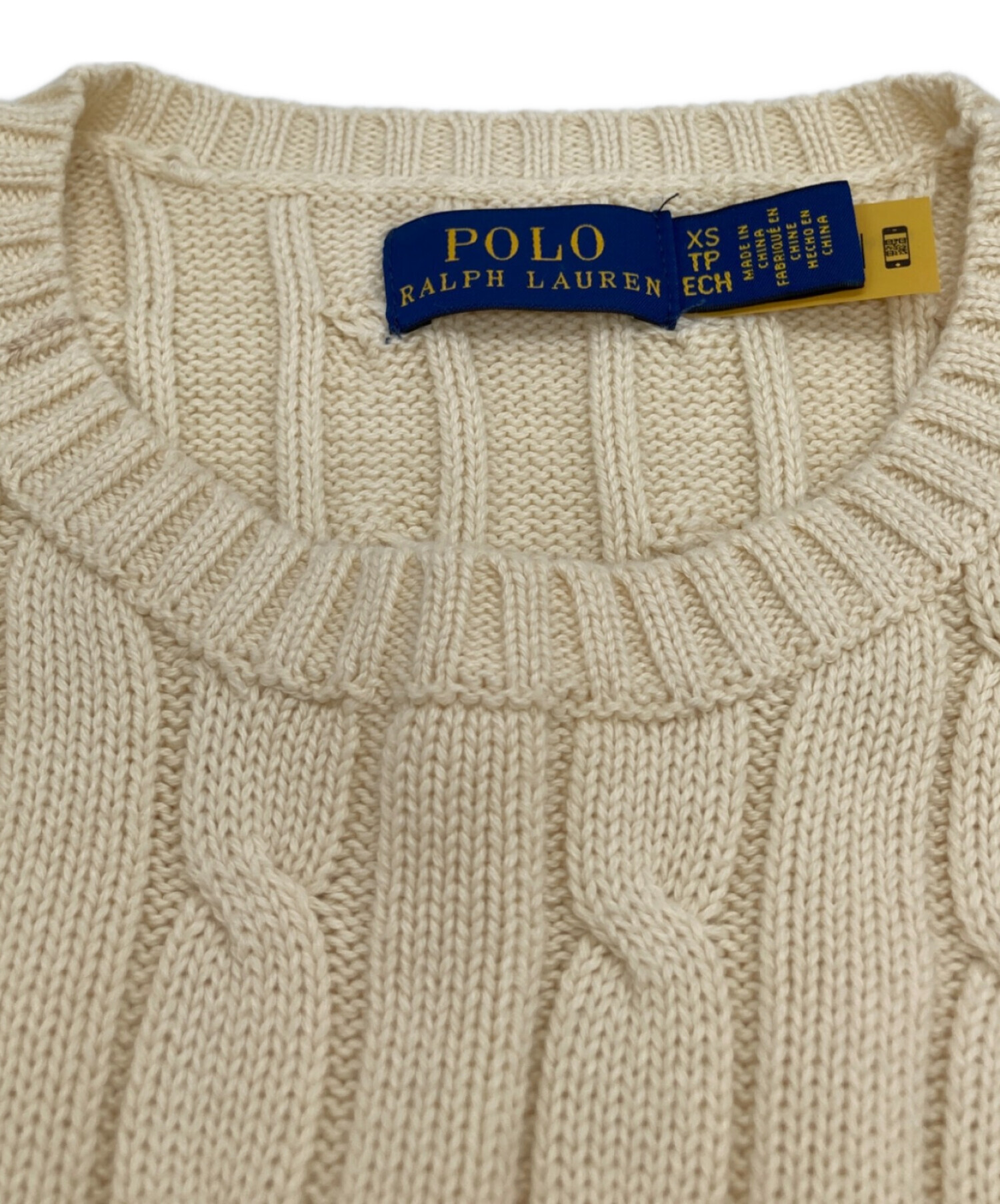 90s ラルフローレン ニットポロ 刺繍ロゴポニー 90s】ラルフローレン ニット ポニー刺繍 ブラック Lサイズ 杉咲花
