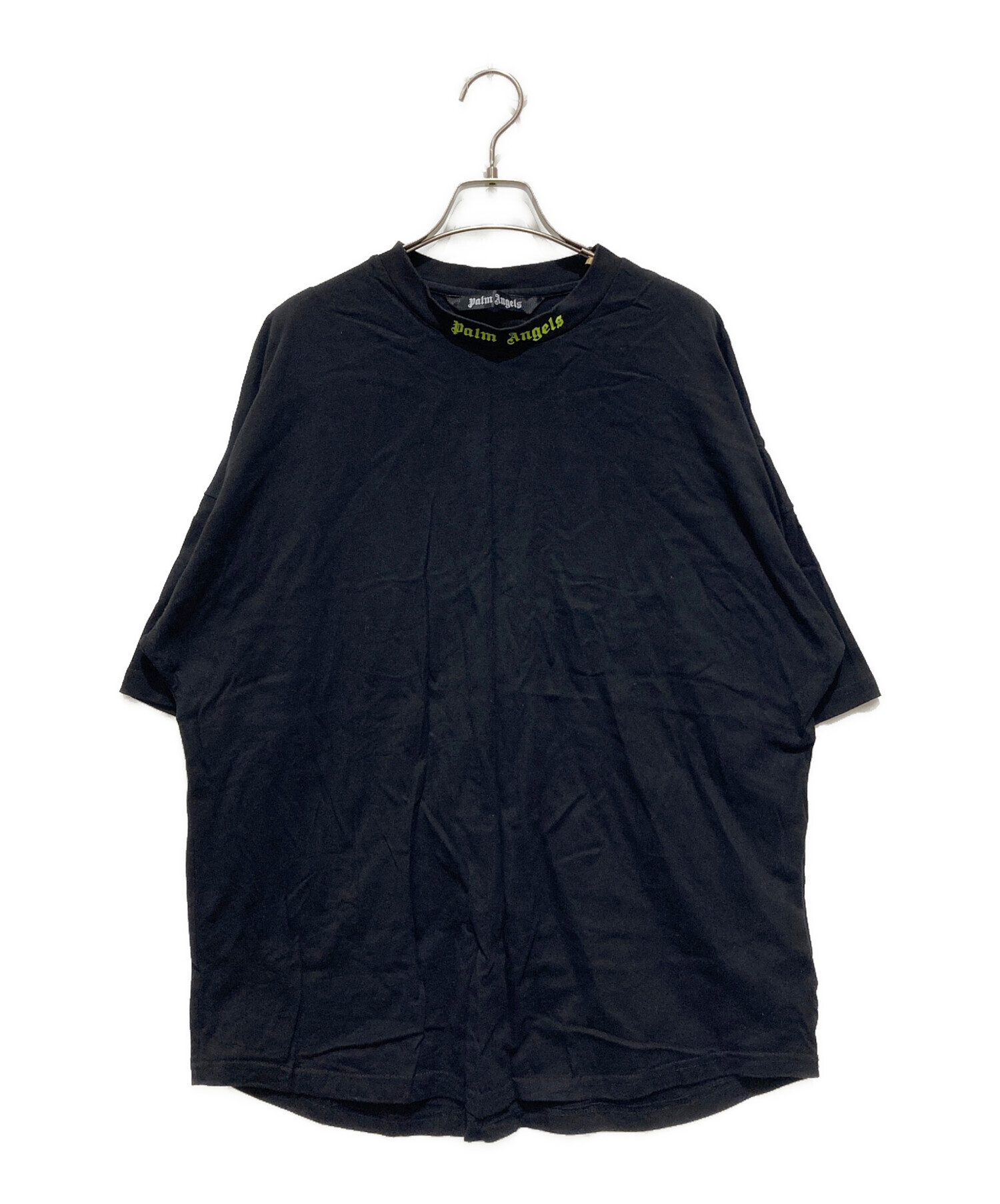 中古・古着通販】Palm Angels (パーム エンジェルス) 襟ロゴプリントT