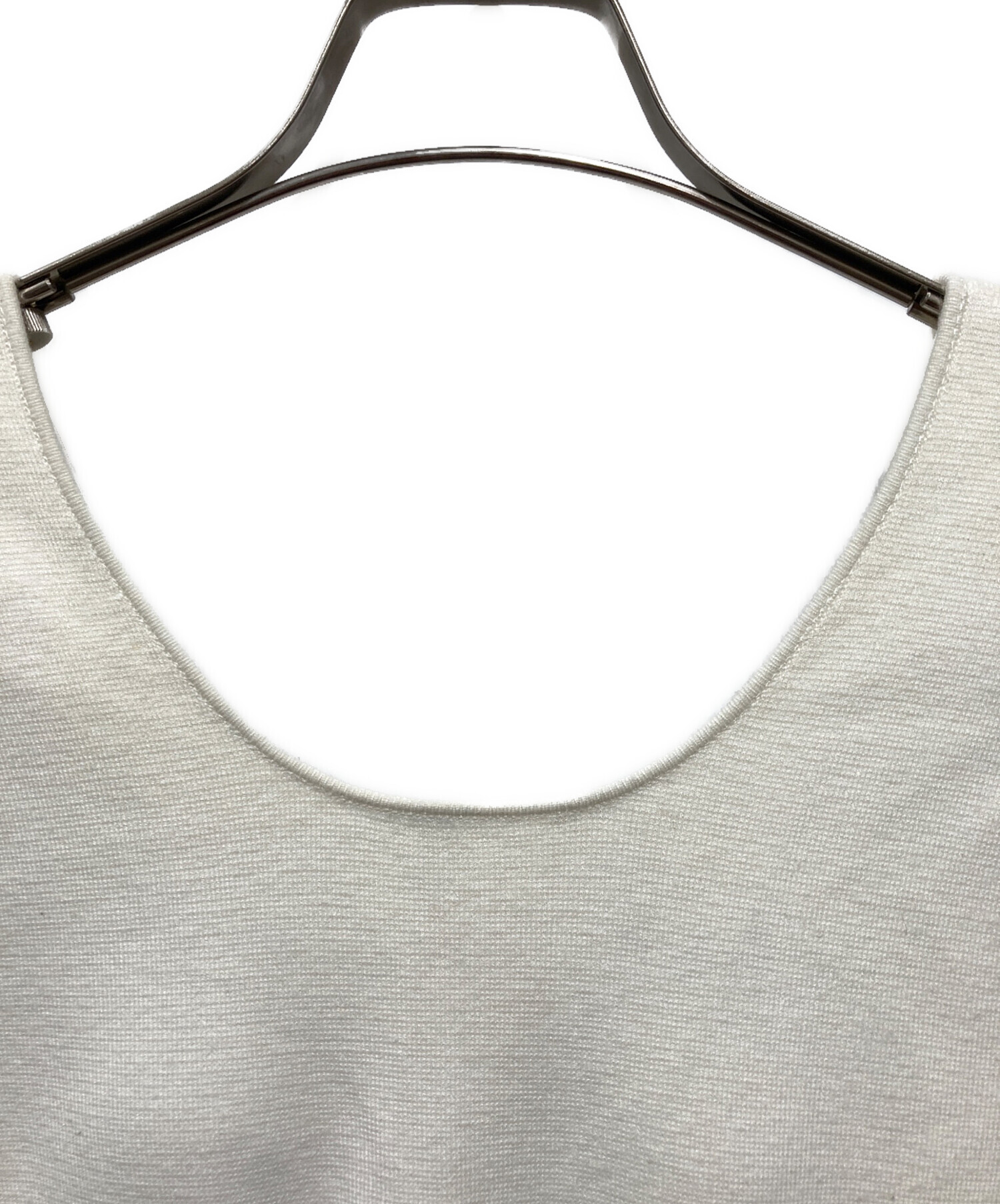 中古・古着通販】L'AUBE BLANC (ローブ ブラン) Balloon peplum Knit