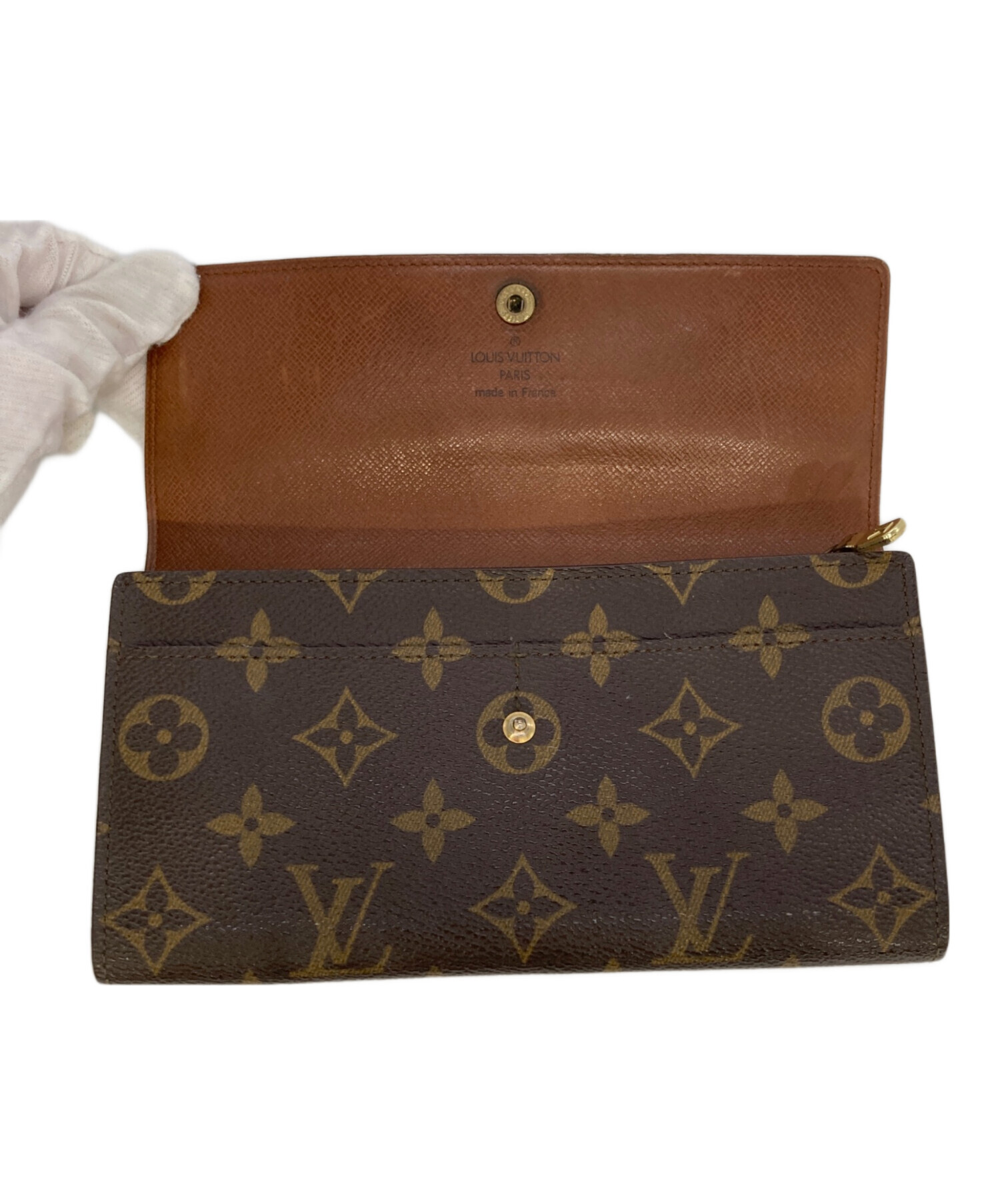 中古・古着通販】LOUIS VUITTON (ルイ ヴィトン) フラップ長財布 