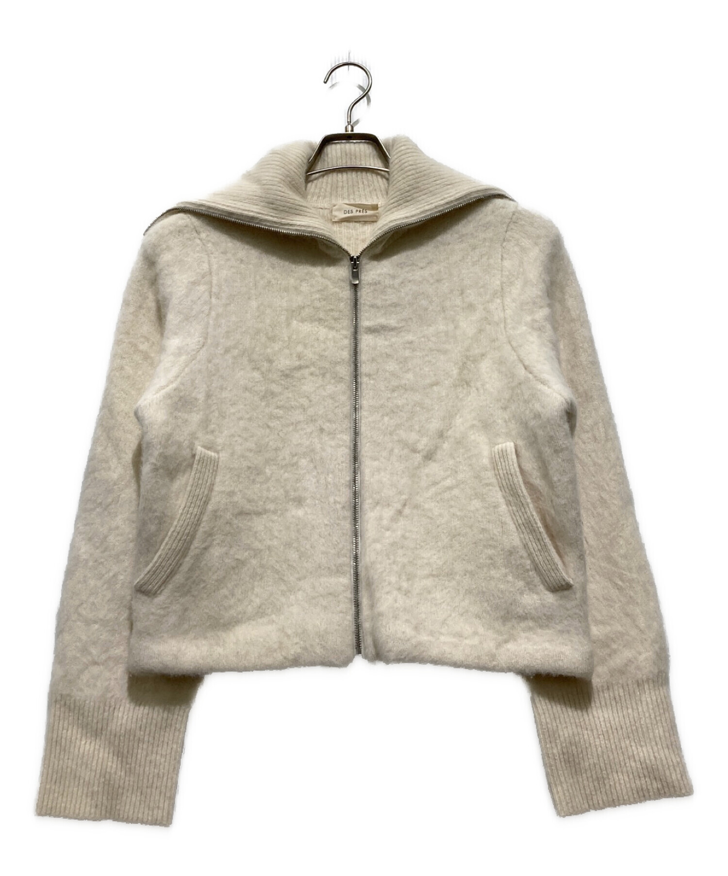 中古・古着通販】DES PRES (デ プレ) フォックスカシミヤ ジップアップ