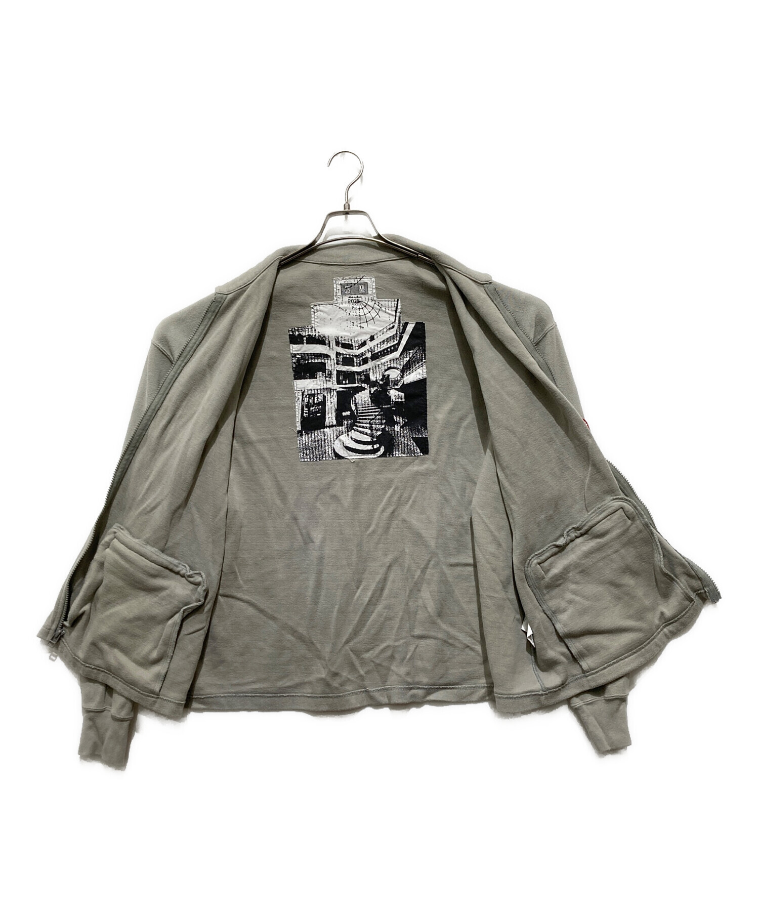 中古・古着通販】C.E (シーイー) スウェットジップジャケット グリーン