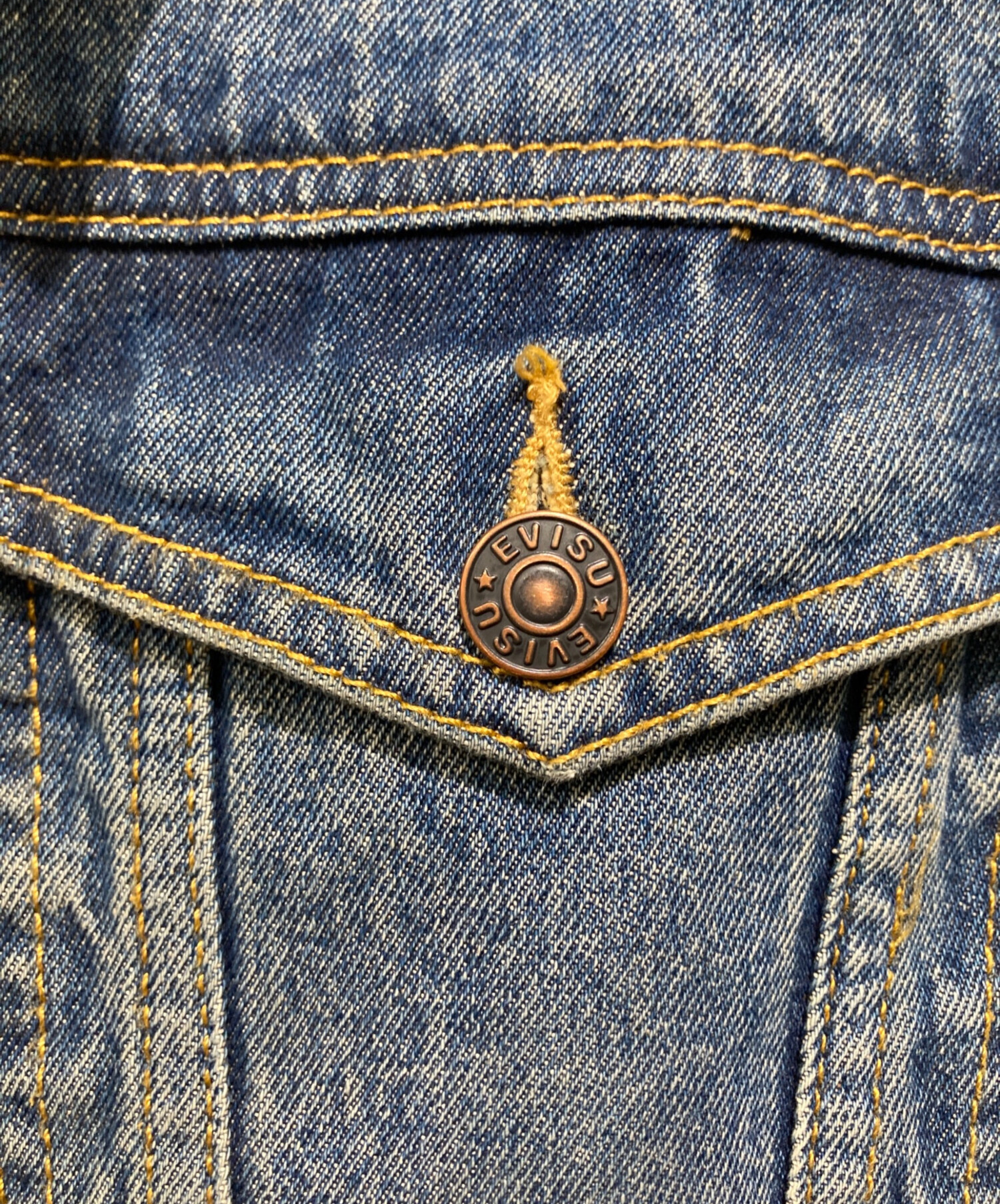 中古・古着通販】EVISU (エヴィス) バラ刺繍スタッズデニムジャケット