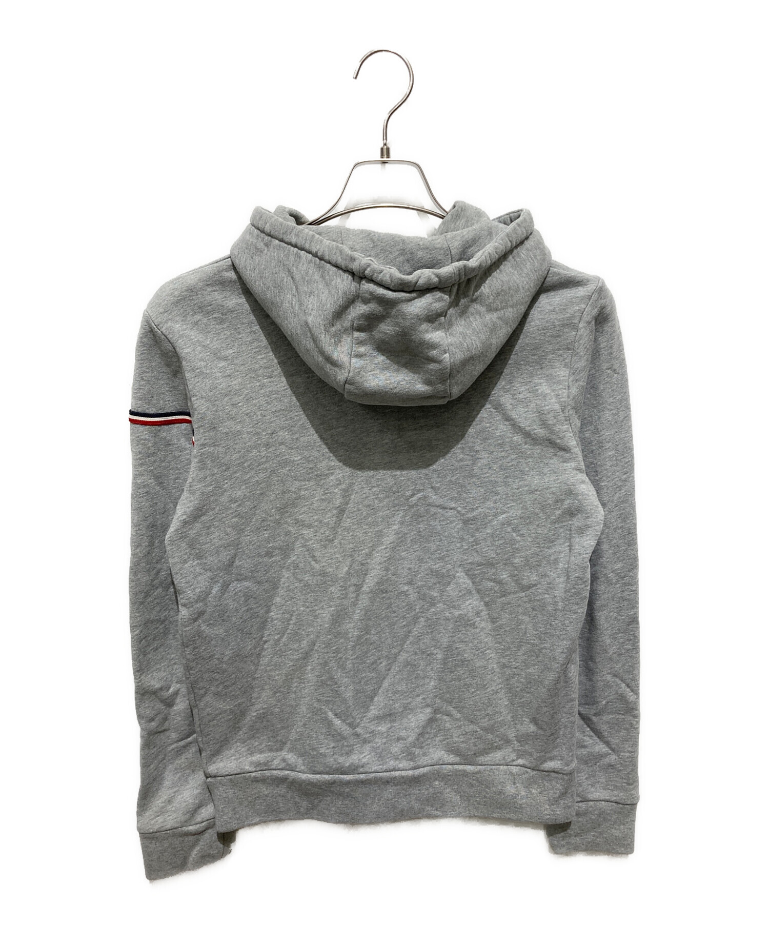 【美品】MONCLER パーカー マグリア トリコロール フルジップ グレー M 中古・古着通販】MONCLER (モンクレール) マグリア トリコロール