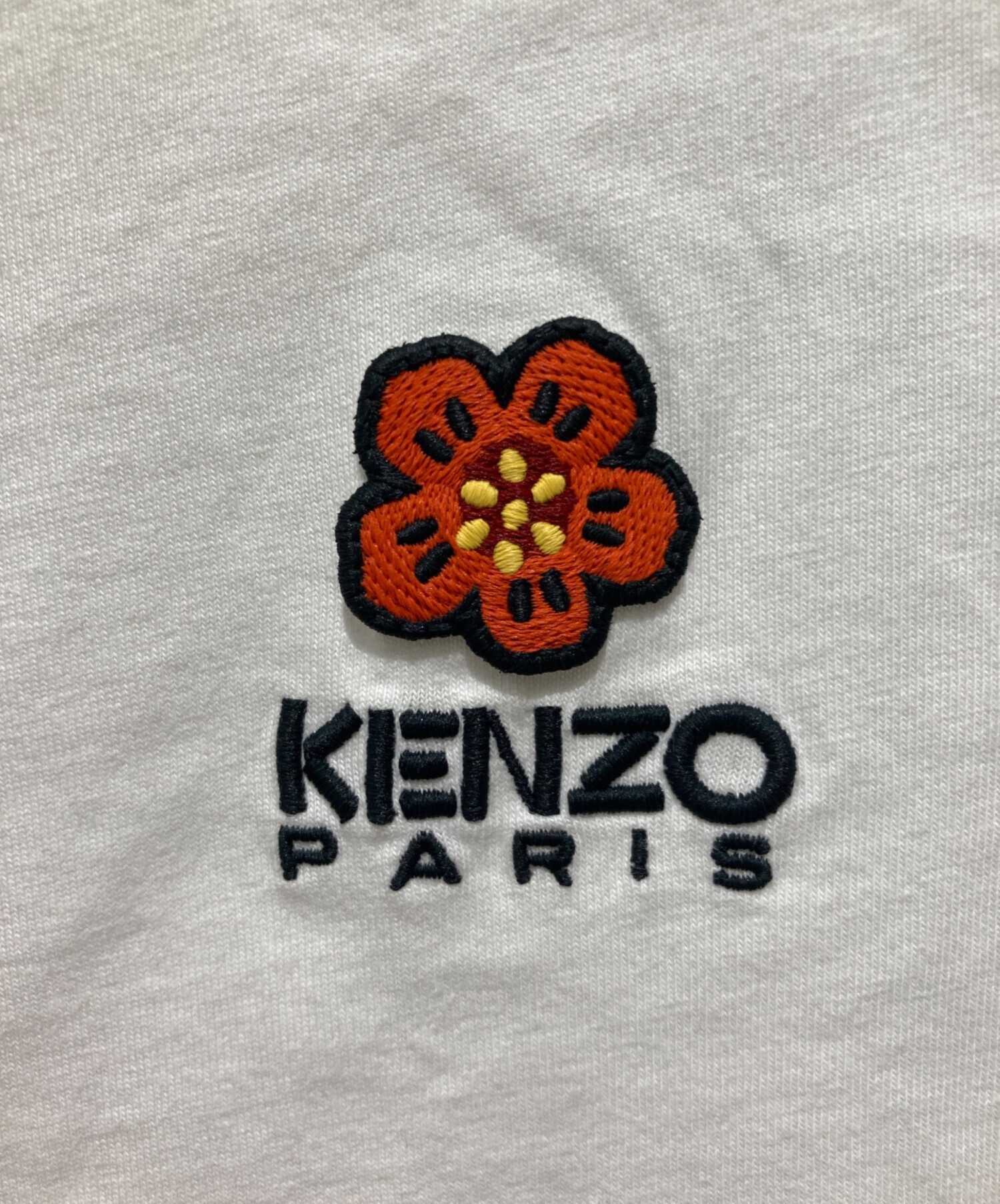 中古・古着通販】KENZO (ケンゾー) 刺繍ロゴTシャツ ホワイト サイズ:M