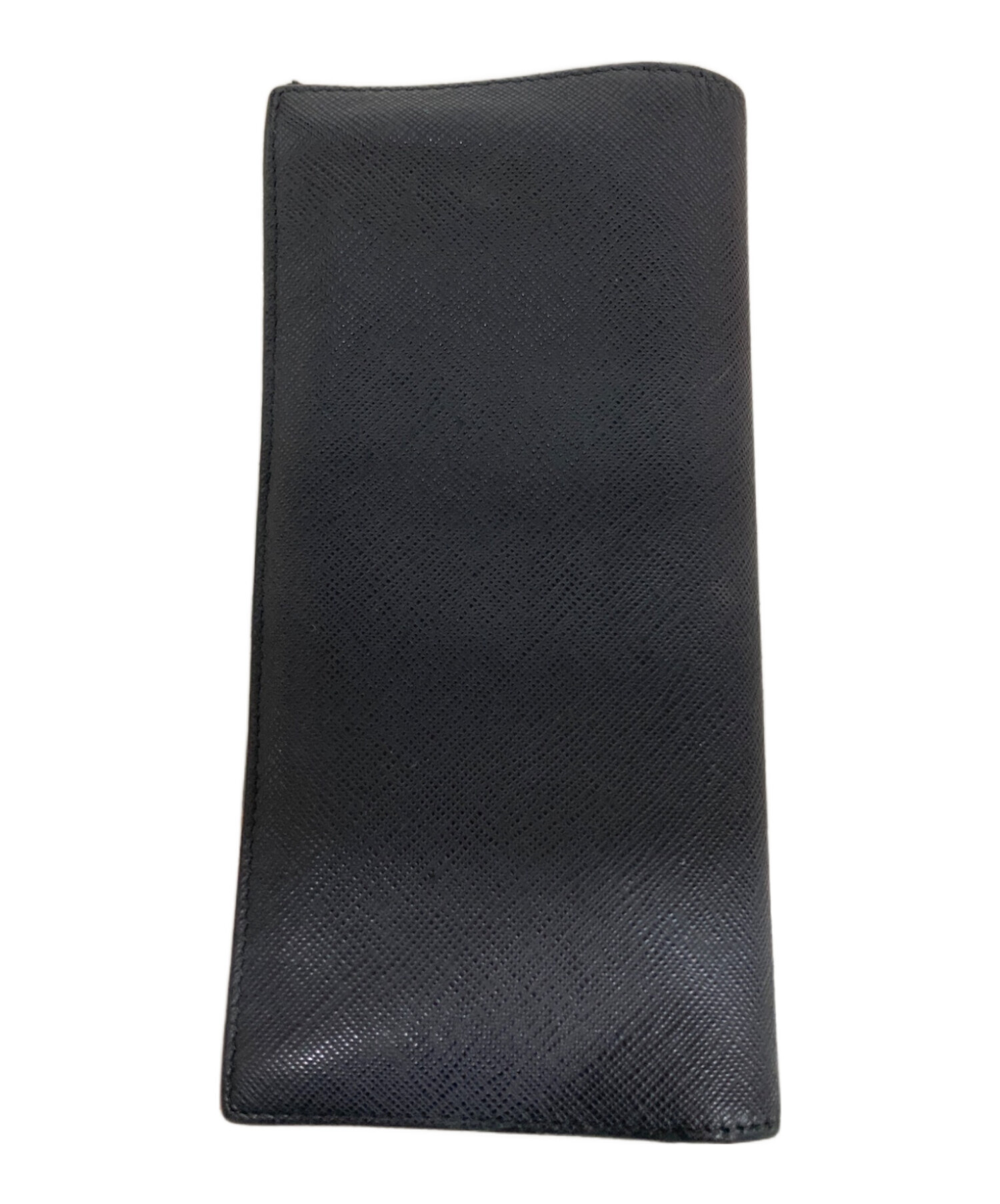 中古・古着通販】PRADA (プラダ) サフィアーノ型押し2つ折り長財布