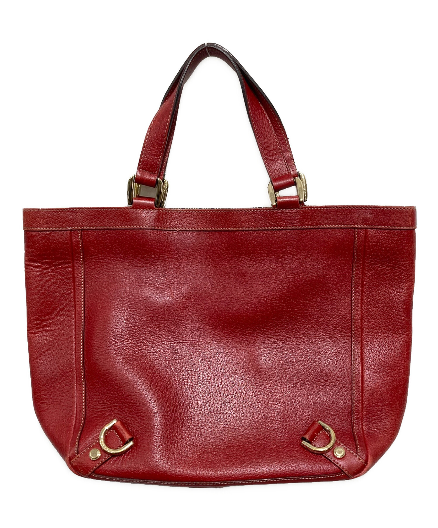 中古・古着通販】GUCCI (グッチ) ハンドバッグ レッド｜ブランド・古着