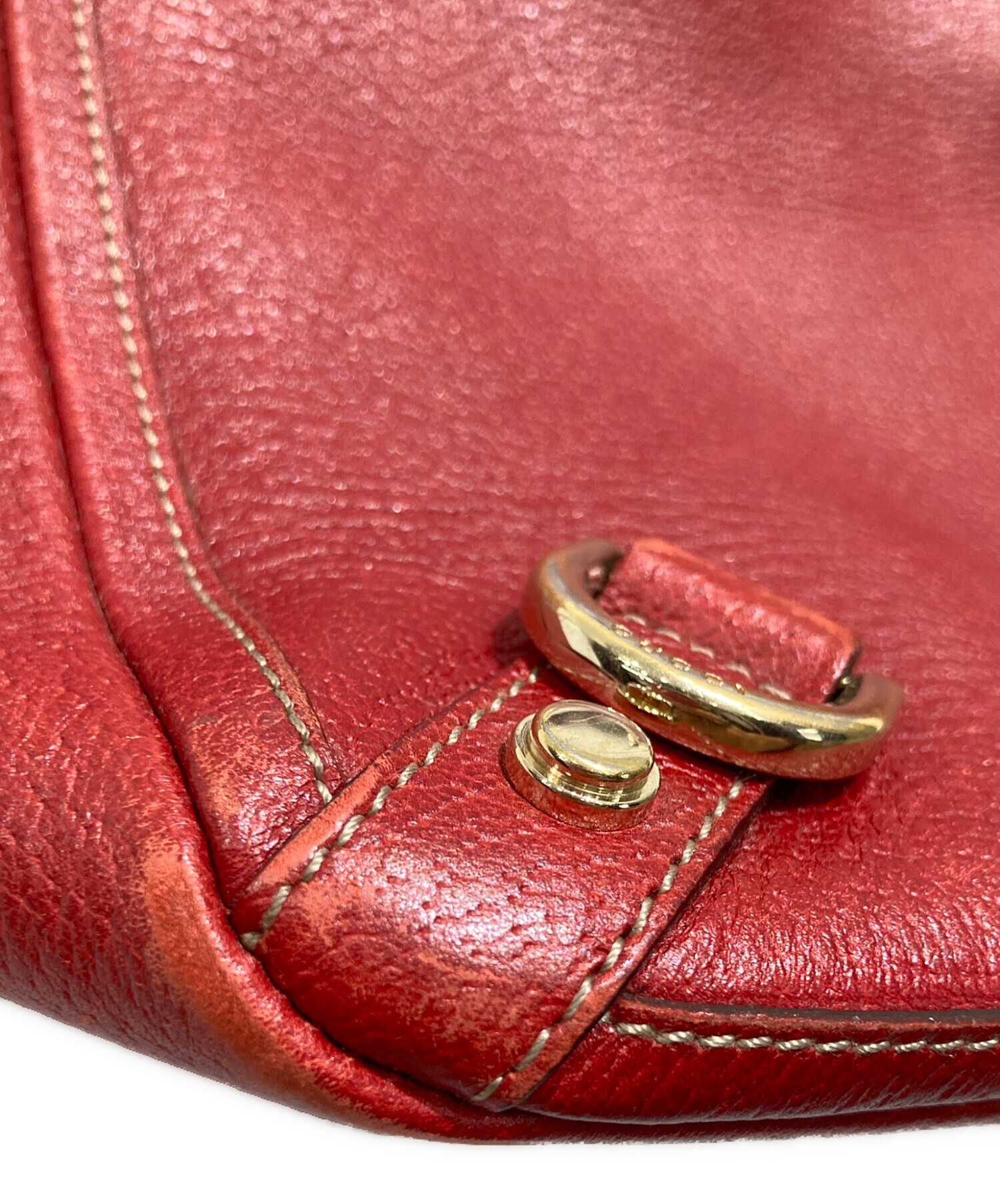 SALE 大幅値下げ　GUCCI 赤 スエード ハンドバッグ 中古・古着通販】GUCCI (グッチ) ハンドバッグ レッド｜ブランド・古着