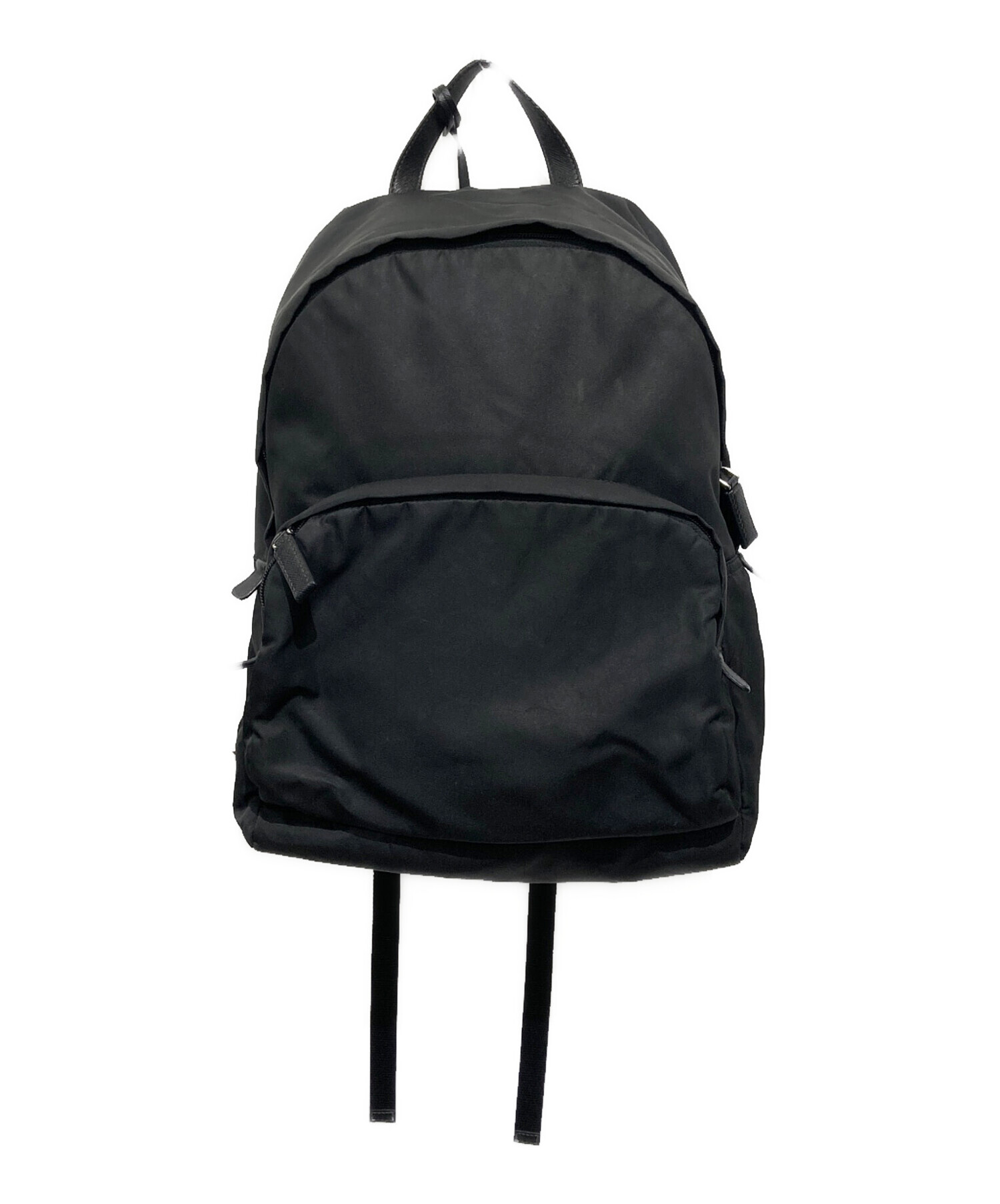 中古・古着通販】PRADA (プラダ) ナイロンリュック ブラック サイズ