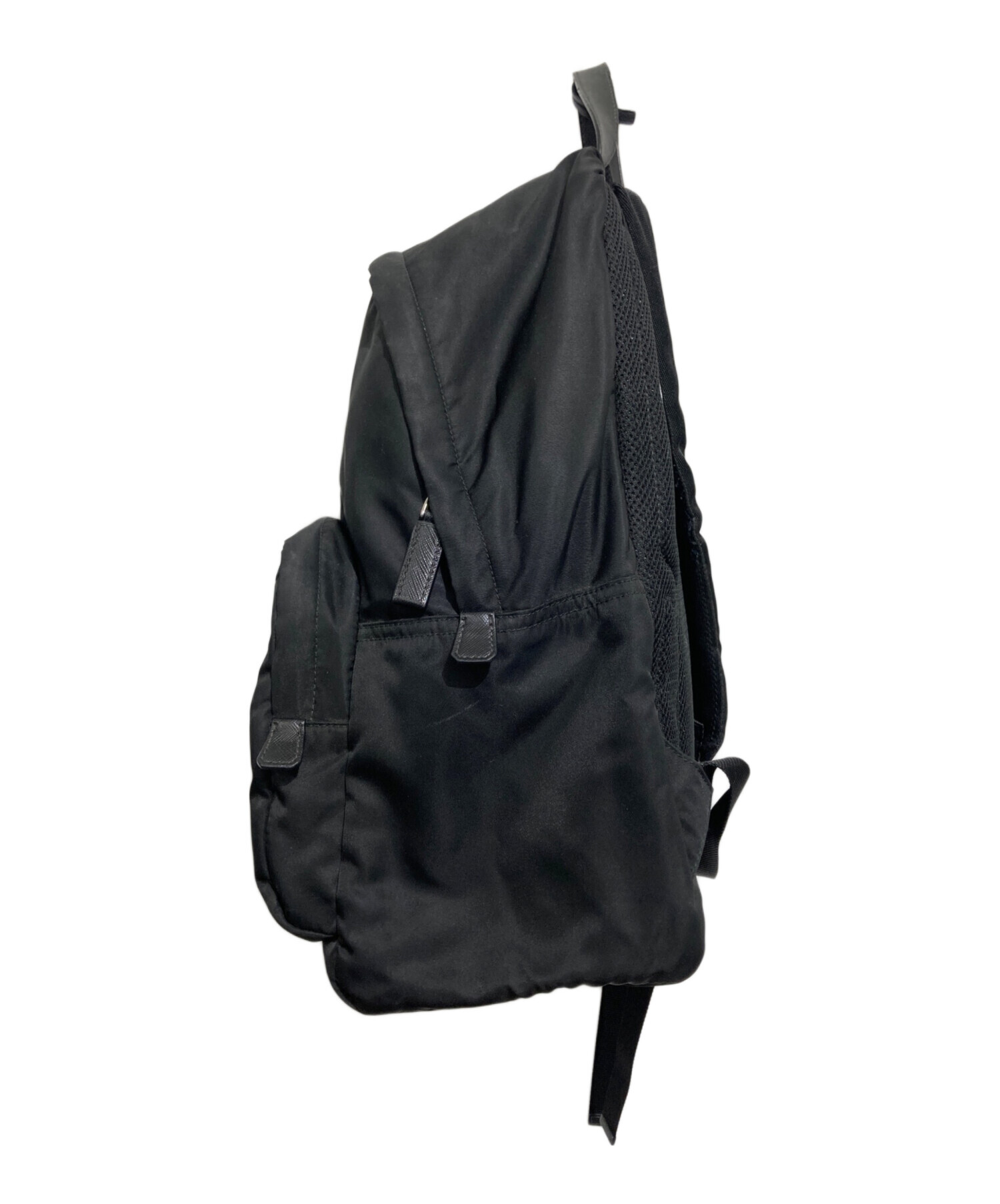 未使用PRADA ブラックナイロンリュック 中古・古着通販】PRADA (プラダ) ナイロンリュック ブラック｜ブランド