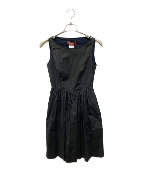 マックスマーラステュディオ リネン混 ノースリーブ ワンピース 36 S レッド 中古・古着通販】MAX MARA STUDIO (マックスマーラ ストゥディオ