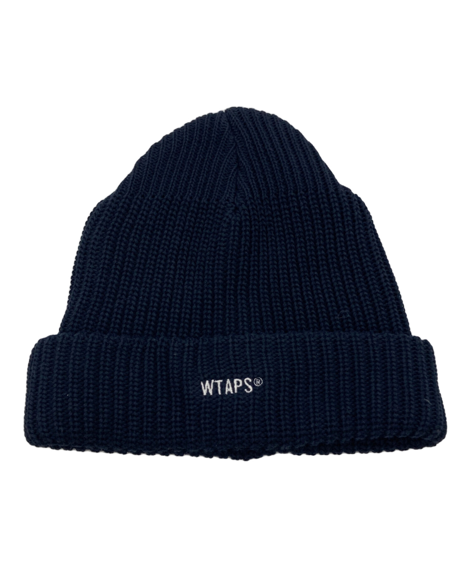 中古・古着通販】WTAPS (ダブルタップス) ロゴ刺繍ニットキャップ