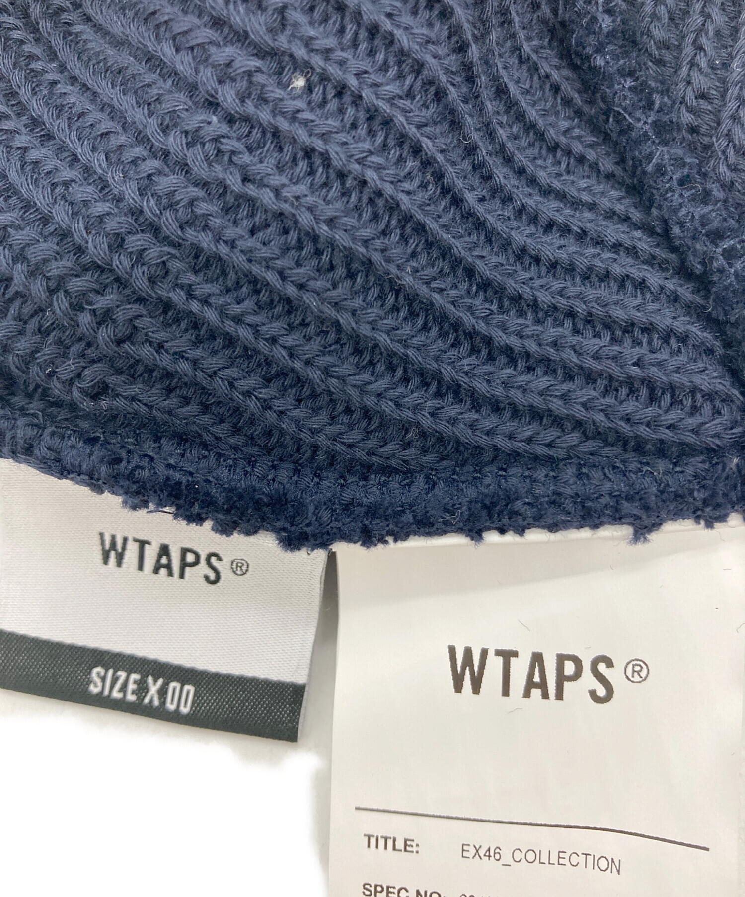 中古・古着通販】WTAPS (ダブルタップス) ロゴ刺繍ニットキャップ
