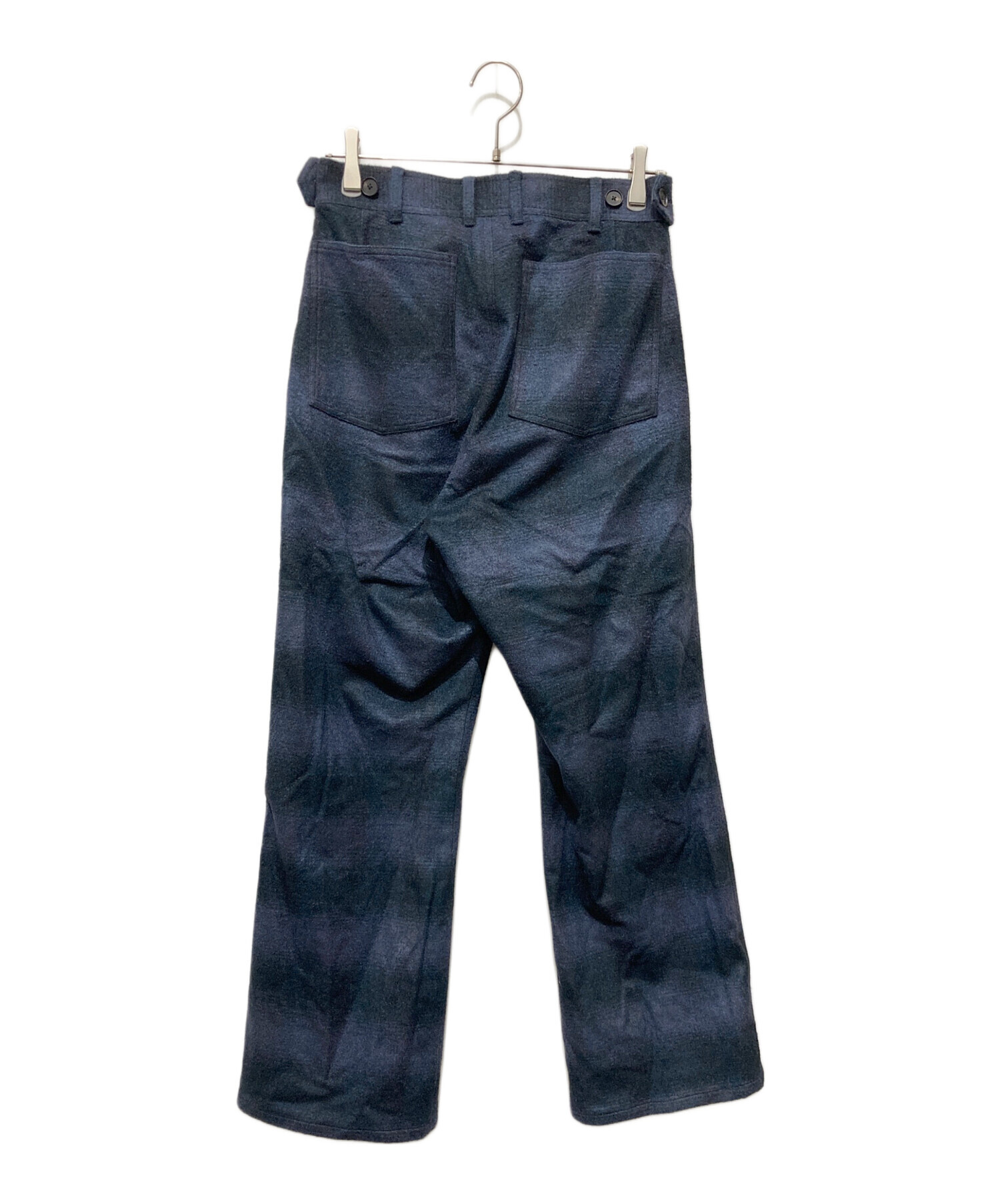 SEEALL（シーオール）ミリタリーベルトパンツ サイズ2 中古・古着通販】SEEALL (シーオール) オンブレチェックパンツ