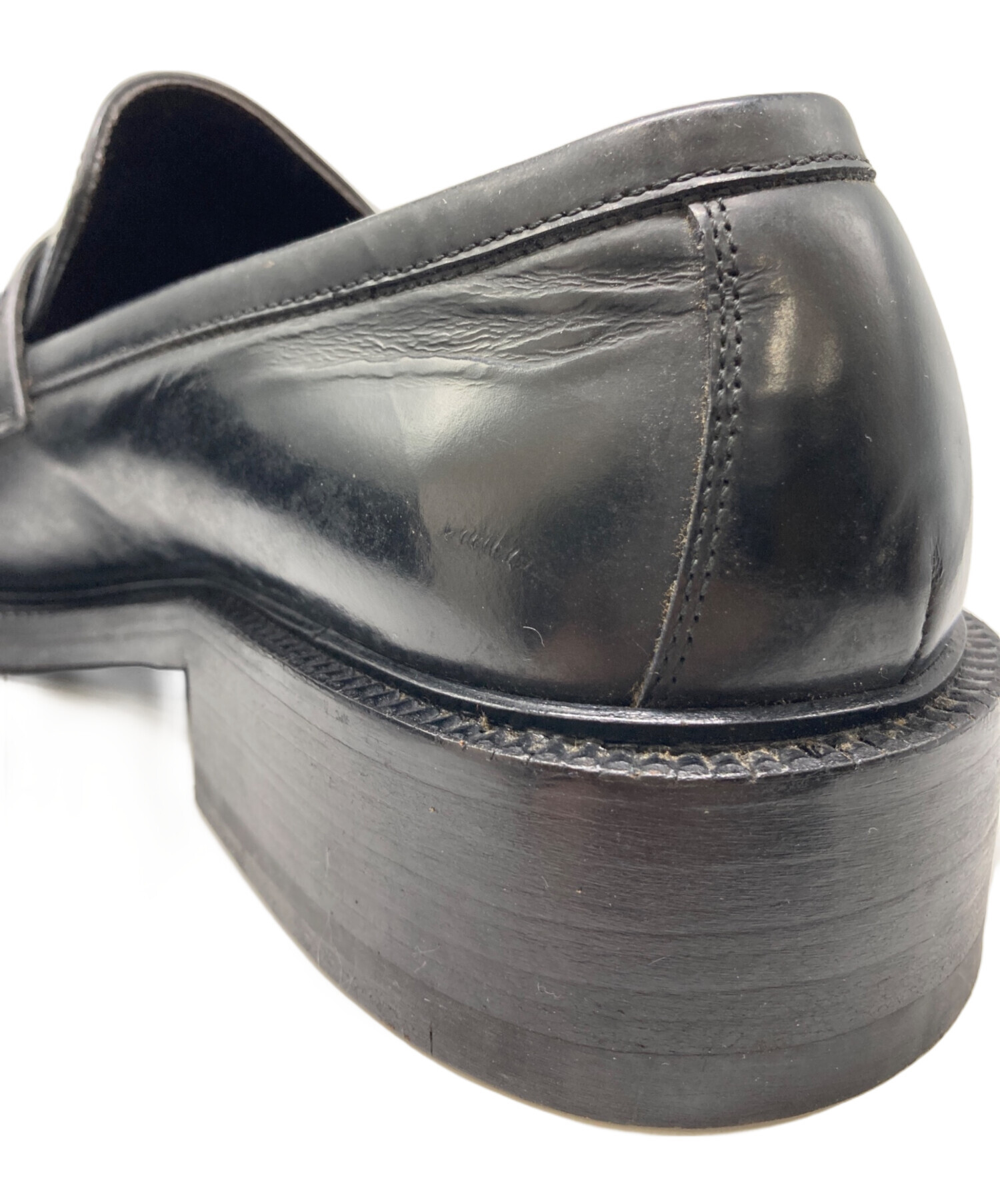 中古・古着通販】GUCCI (グッチ) ローファー ブラック サイズ:40 1/2