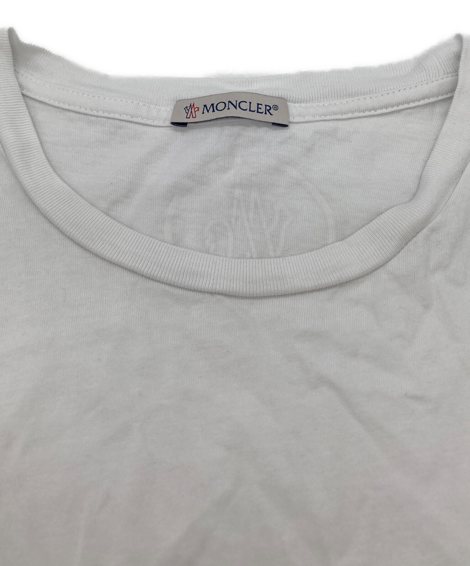 中古・古着通販】MONCLER (モンクレール) MAGLIA Tシャツ ホワイト