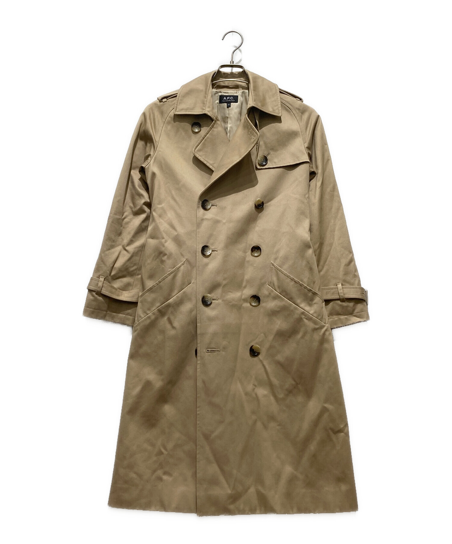 中古・古着通販】A.P.C. (アーペーセー) トレンチコート ベージュ