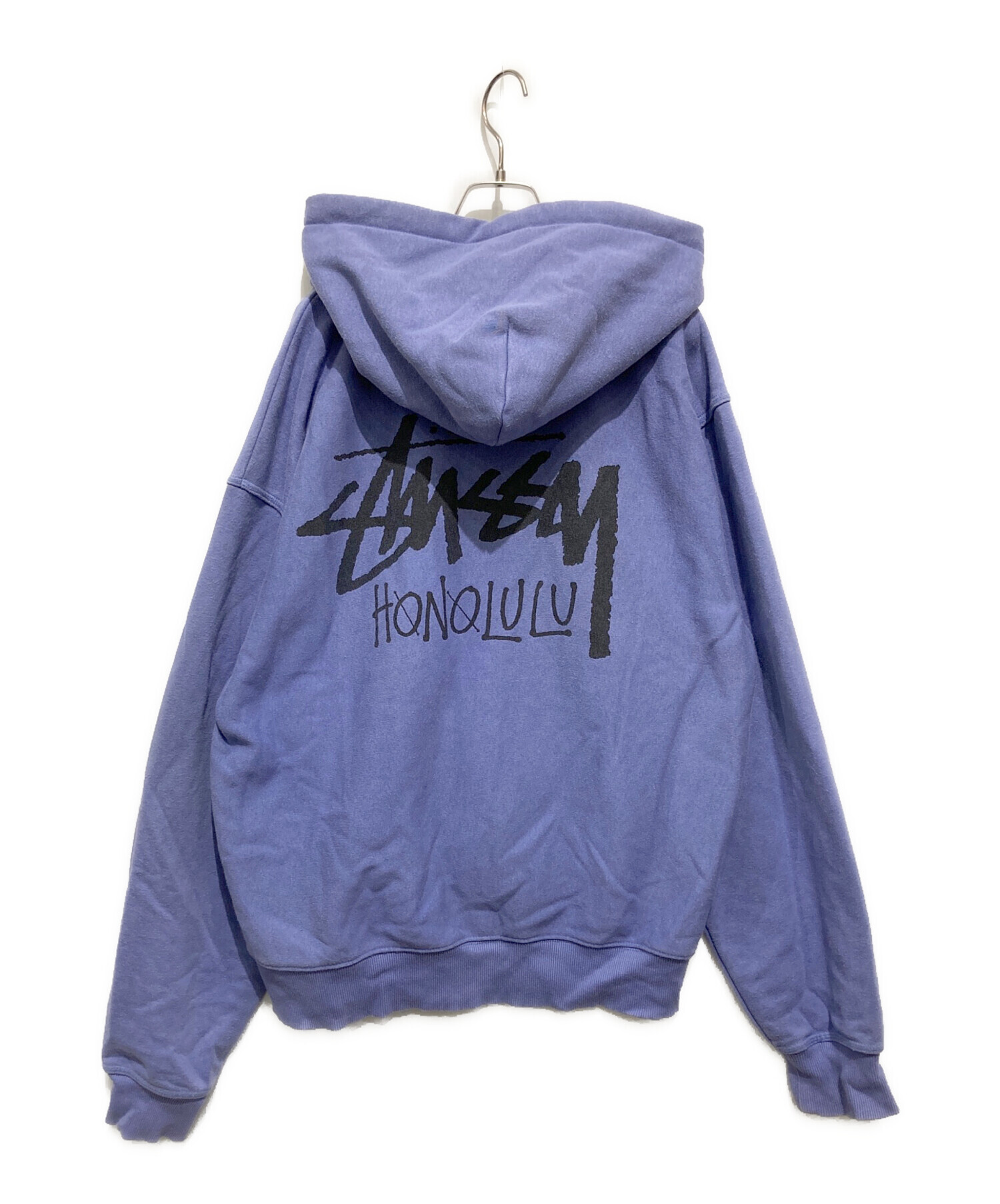 中古・古着通販】stussy (ステューシー) バックプリントジップパーカー