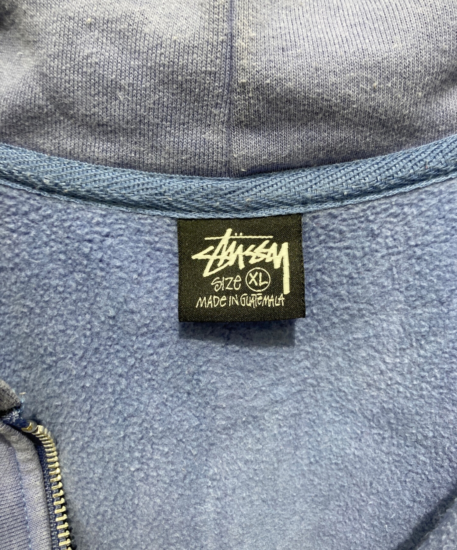 中古・古着通販】stussy (ステューシー) バックプリントジップパーカー