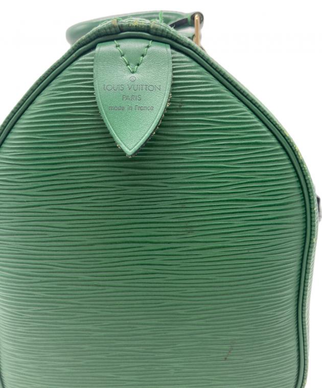 LOUIS VITTON 付属品付き　ハンドバッグ エピ スピーディ30 緑 中古・古着通販】LOUIS VUITTON (ルイ ヴィトン) エピ スピーディ30