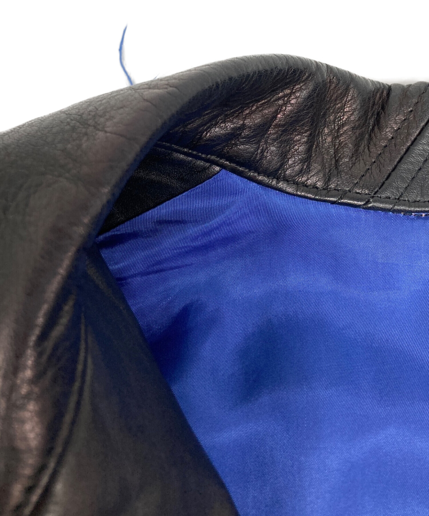 中古・古着通販】sulvam (サルバム) Leather Jacket ブラック サイズ