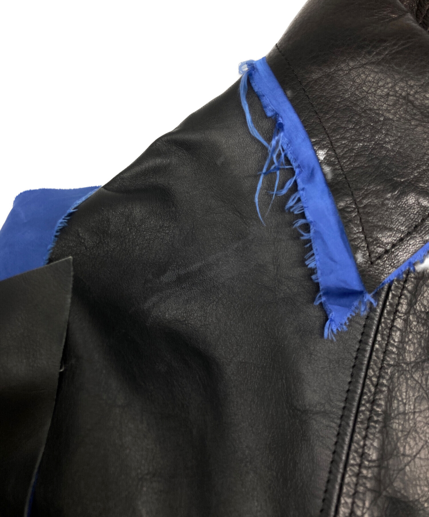 中古・古着通販】sulvam (サルバム) Leather Jacket ブラック サイズ