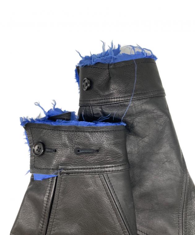 中古・古着通販】sulvam (サルバム) Leather Jacket ブラック サイズ