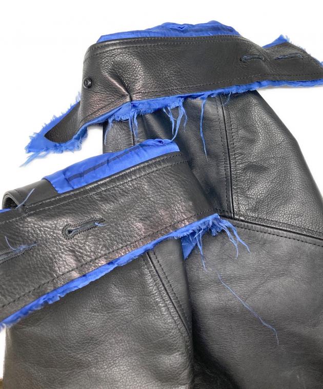 中古・古着通販】sulvam (サルバム) Leather Jacket ブラック サイズ