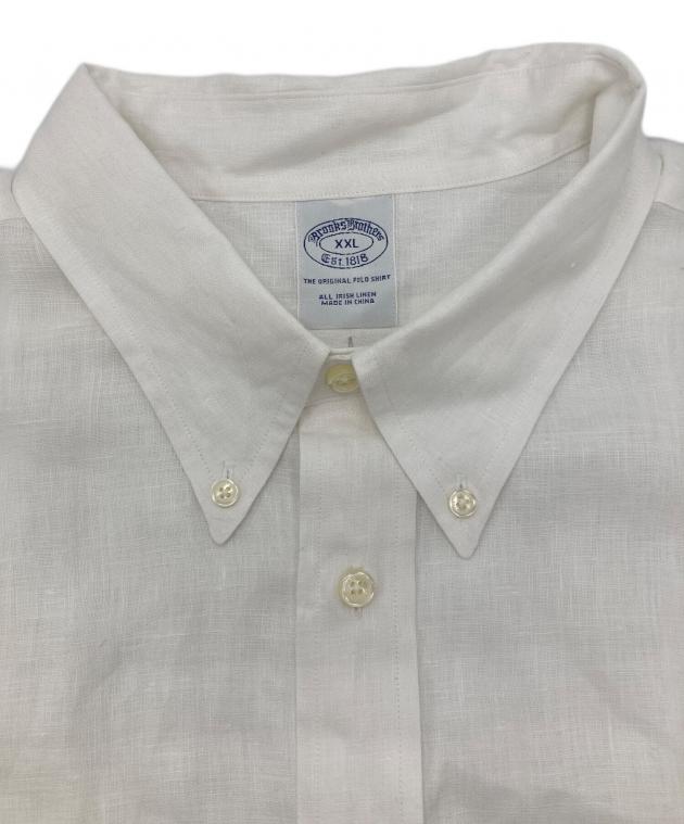特大XXL✨BROOKS BROTHERS　アイリッシュリネン　長袖BDシャツ 中古・古着通販】BROOKS BROTHERS (ブルックスブラザーズ) アイ
