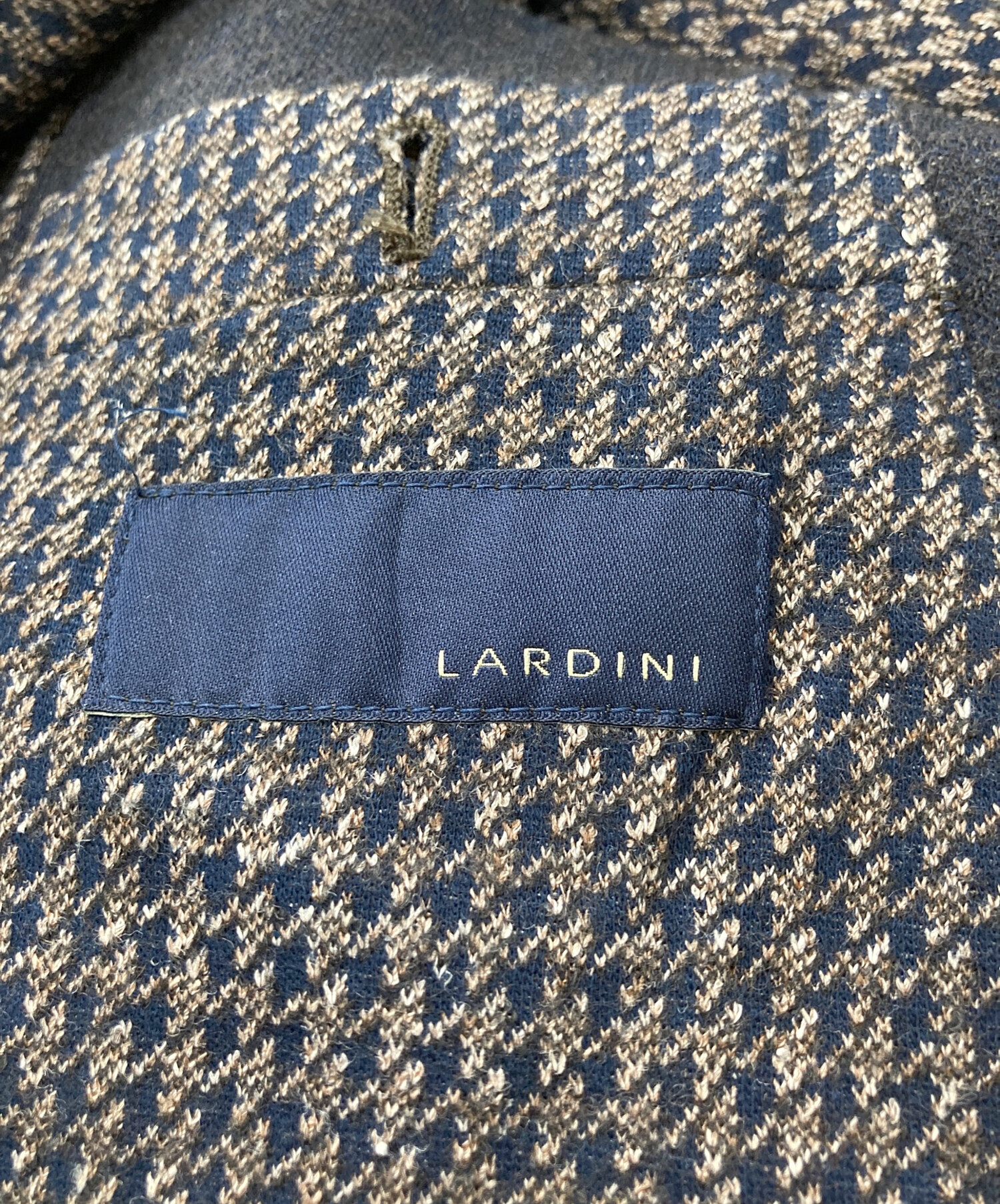 中古・古着通販】LARDINI (ラルディーニ) アンコンジャケット ブラウン