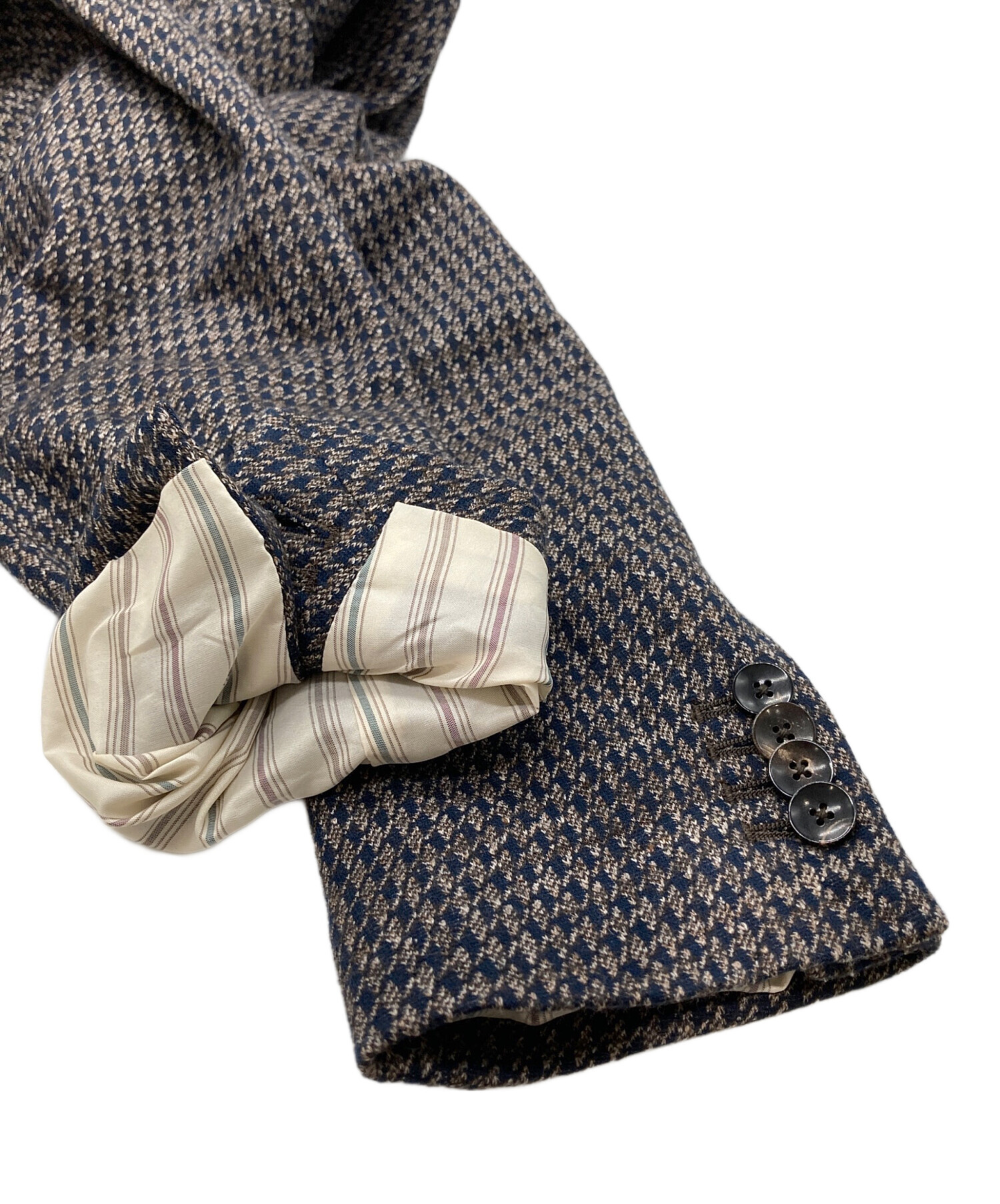 ラルディーニ LARDINI アンコンジャケット 46（5495)ajadj 中古・古着通販】LARDINI (ラルディーニ) アンコンジャケット ブラウン