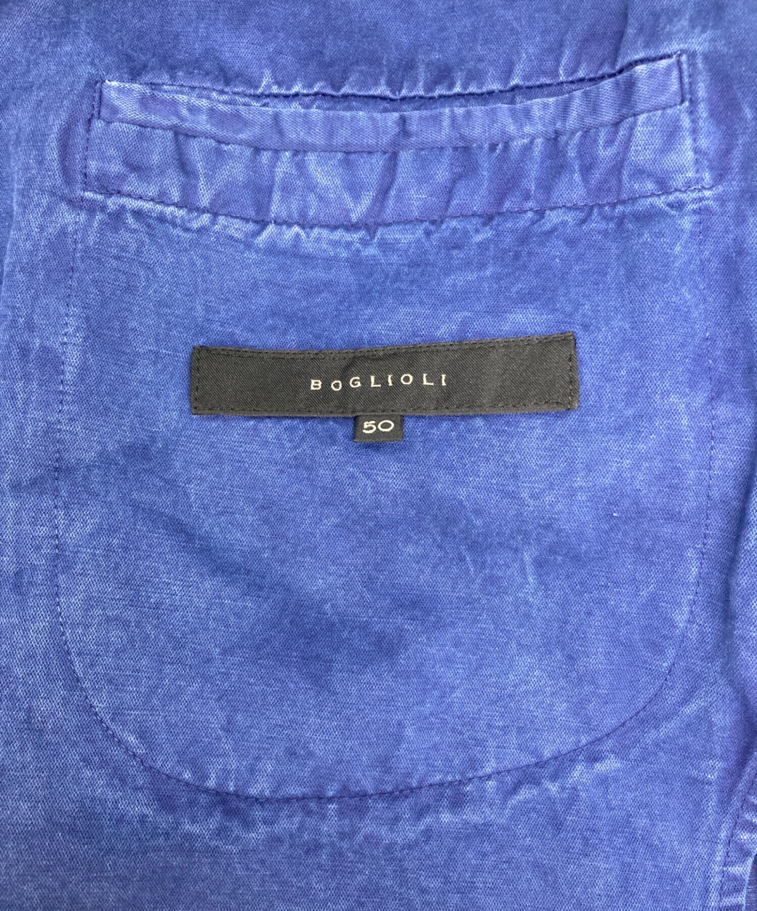 中古・古着通販】BOGLIOLI (ボリオリ) 3Bジャケット ブルー サイズ:50