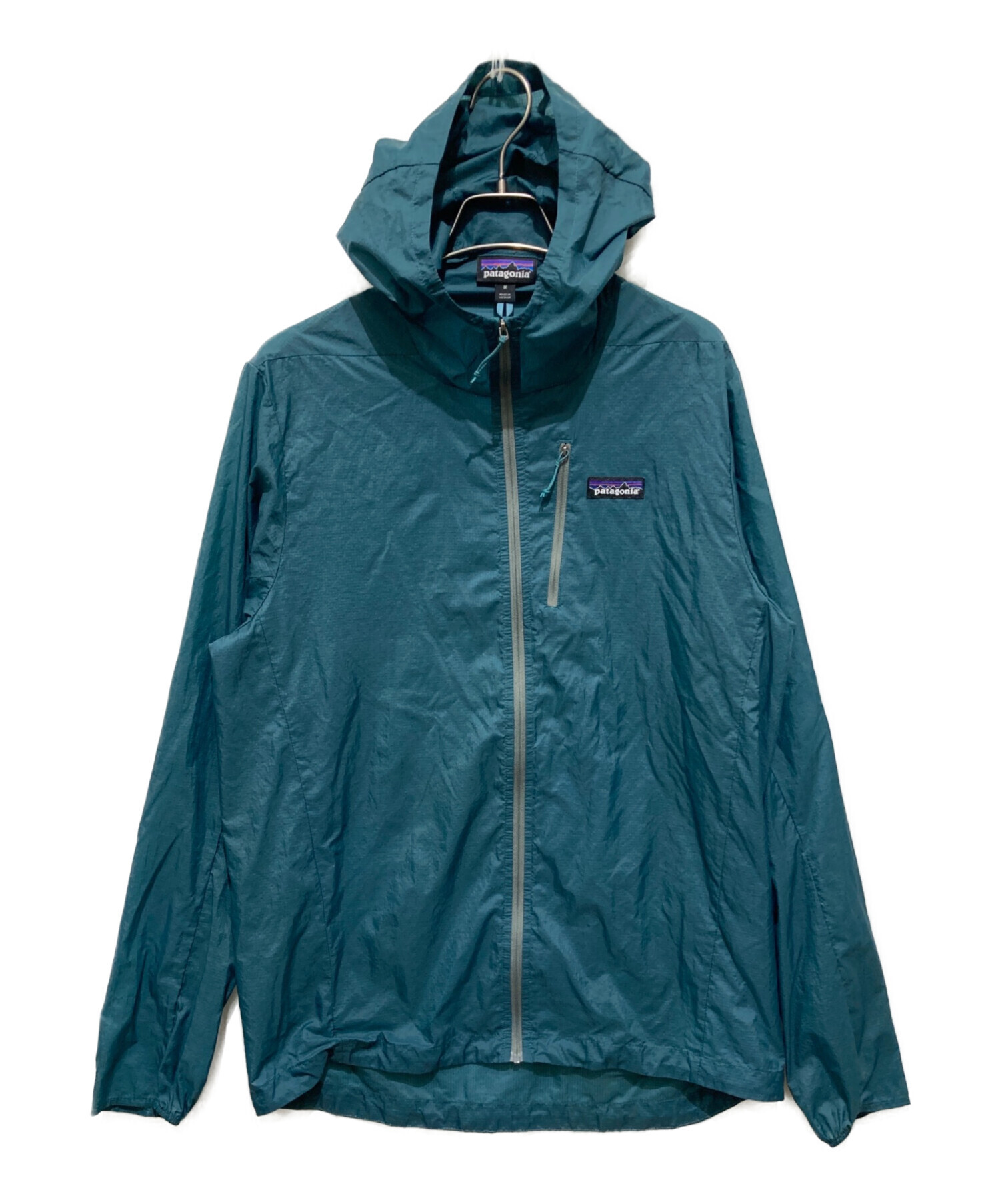 【美品】patagonia メンズ・フーディニ・ジャケット　グリーン　Mサイズ 中古・古着通販】Patagonia (パタゴニア) メンズ・フーディニ