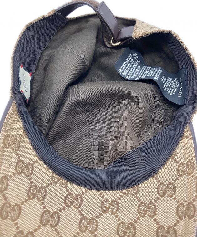 中古・古着通販】GUCCI (グッチ) ベースボールキャップ GGキャンバス