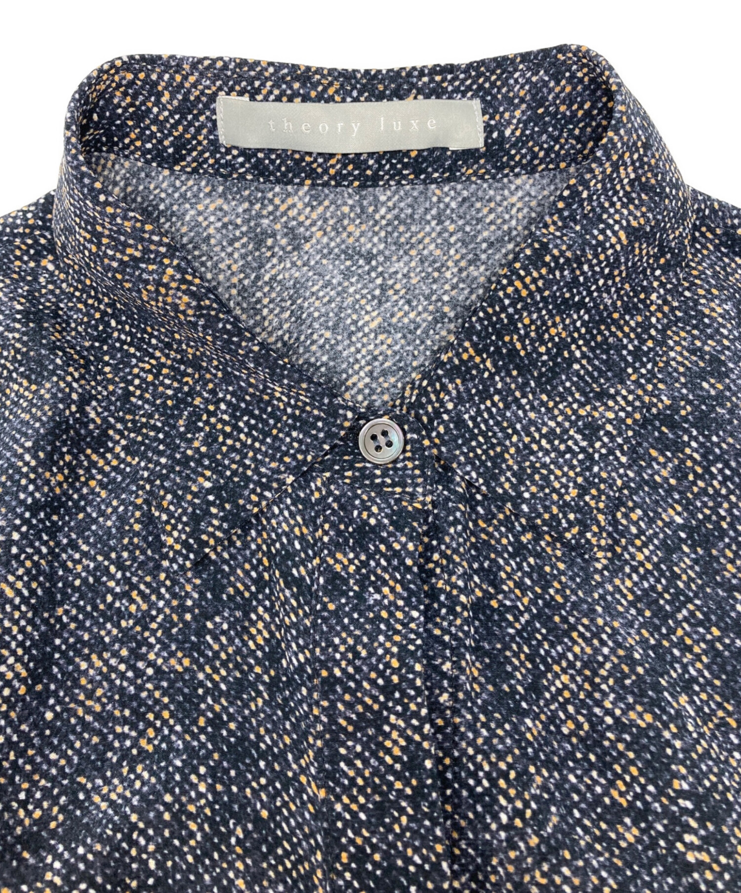 未使用級 23AW セオリーリュクス JUPITER LEANOR ネイビー 中古・古着通販】theory luxe (セオリーリュクス) 長袖ワンピース